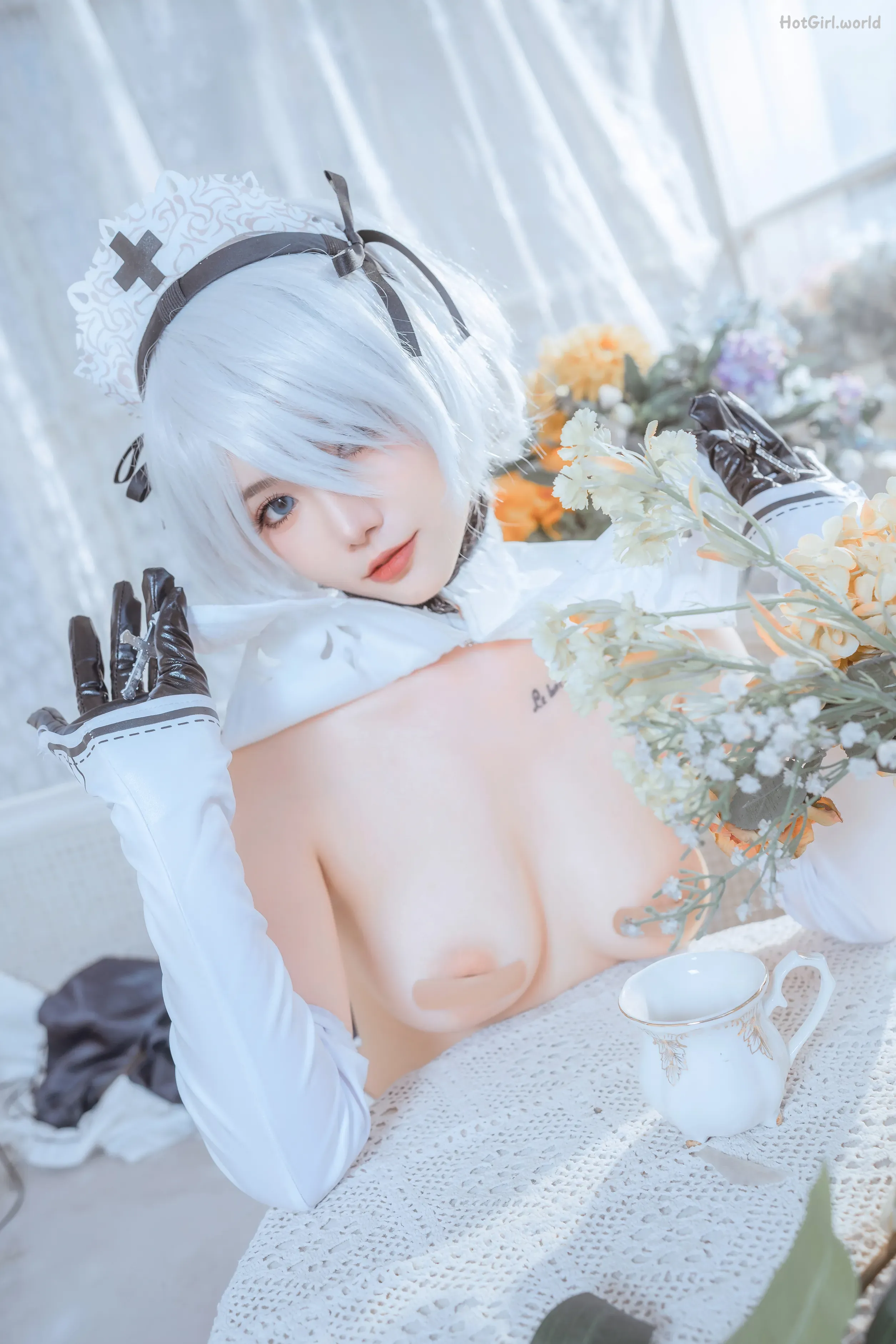 Coser-桃良阿宅-女仆2b 第26张图