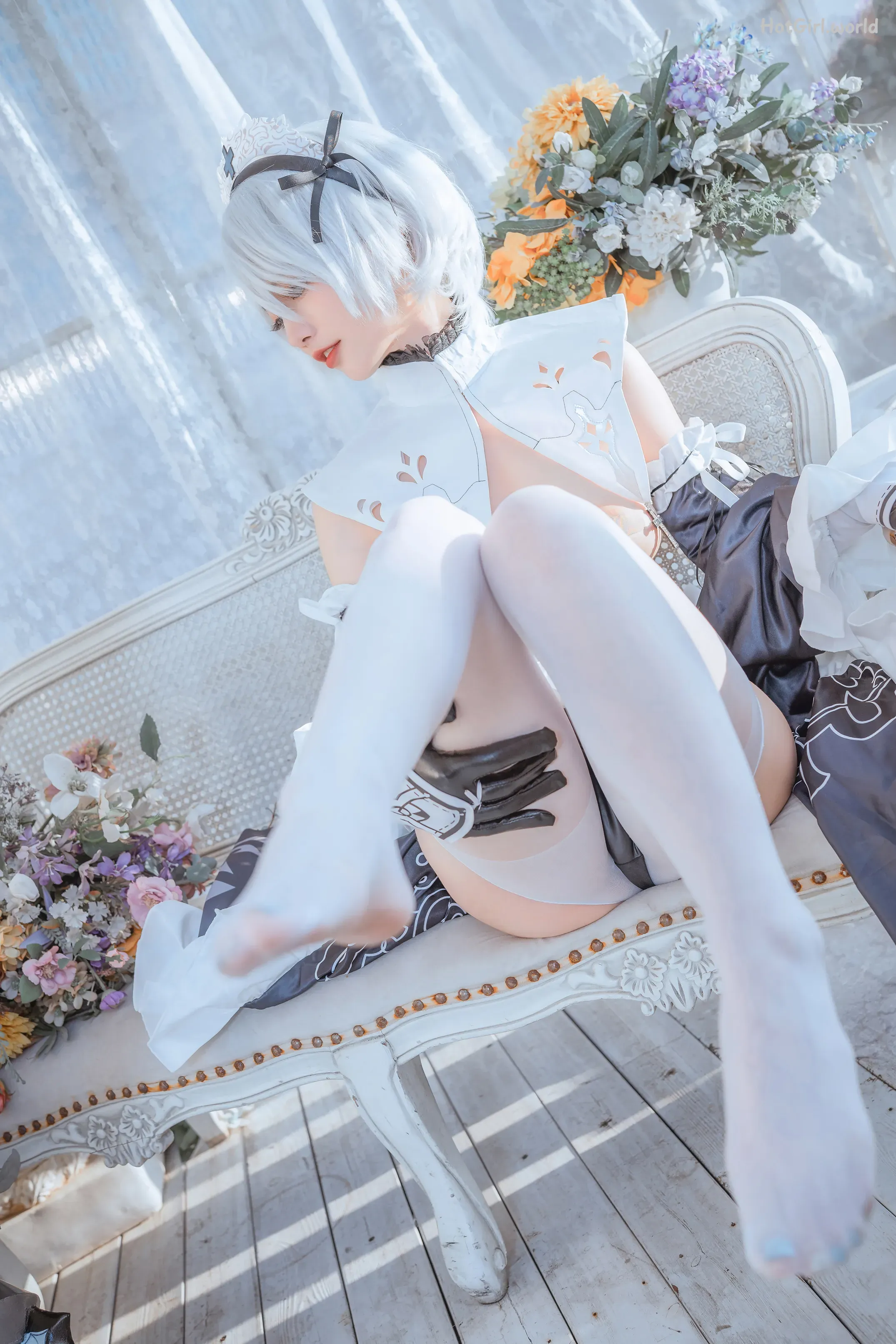 Coser-桃良阿宅-女仆2b 第38张图