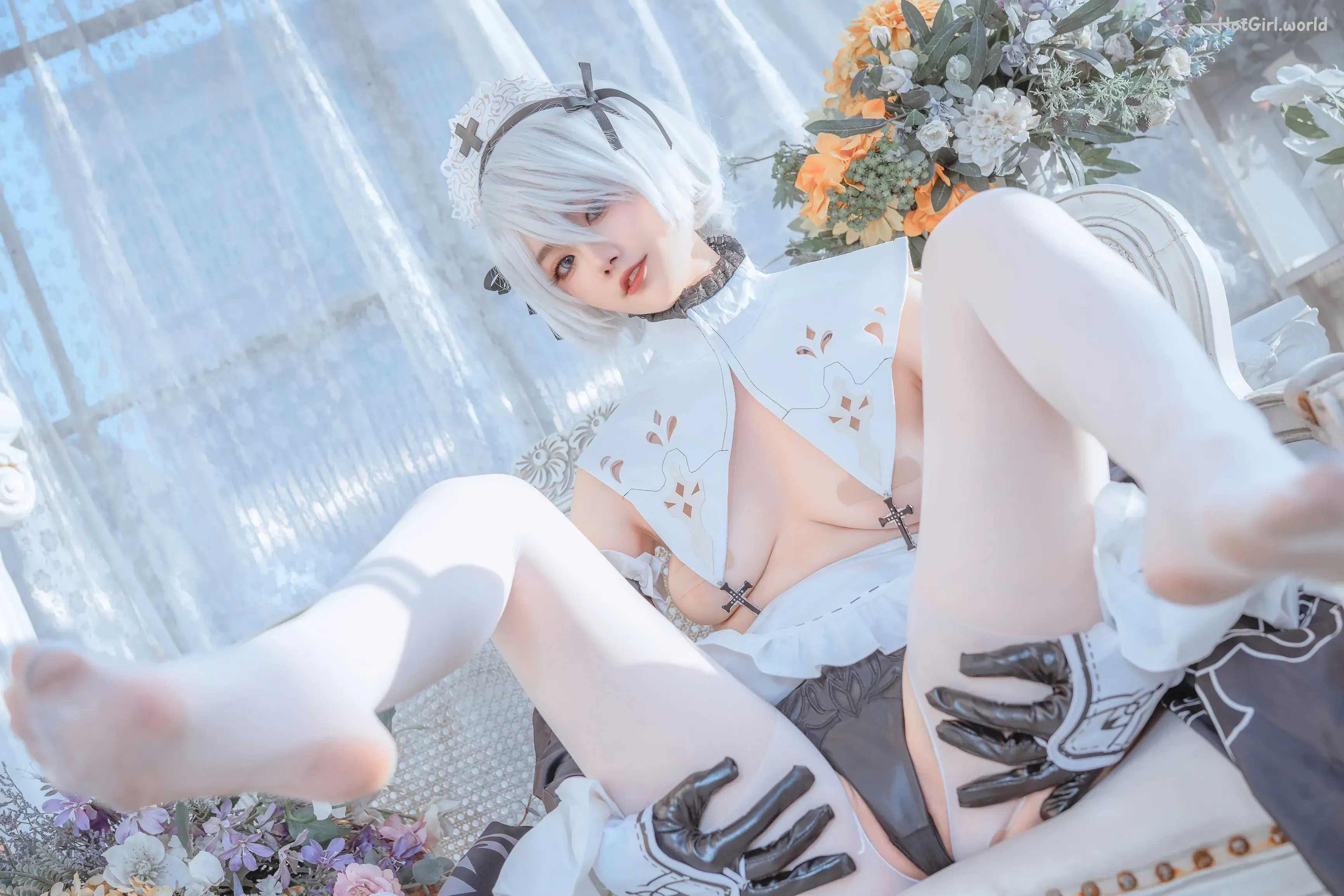 Coser-桃良阿宅-女仆2b 第39张图