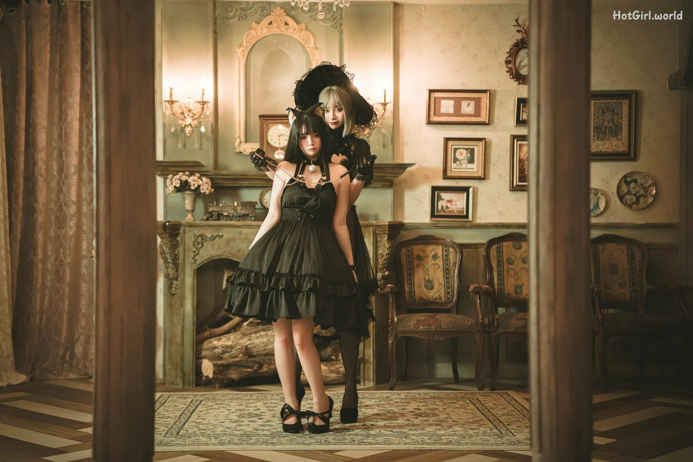 Coser-落落-Raku-魔女黑猫(35 photos + 22 uncensored photos) 第28张图