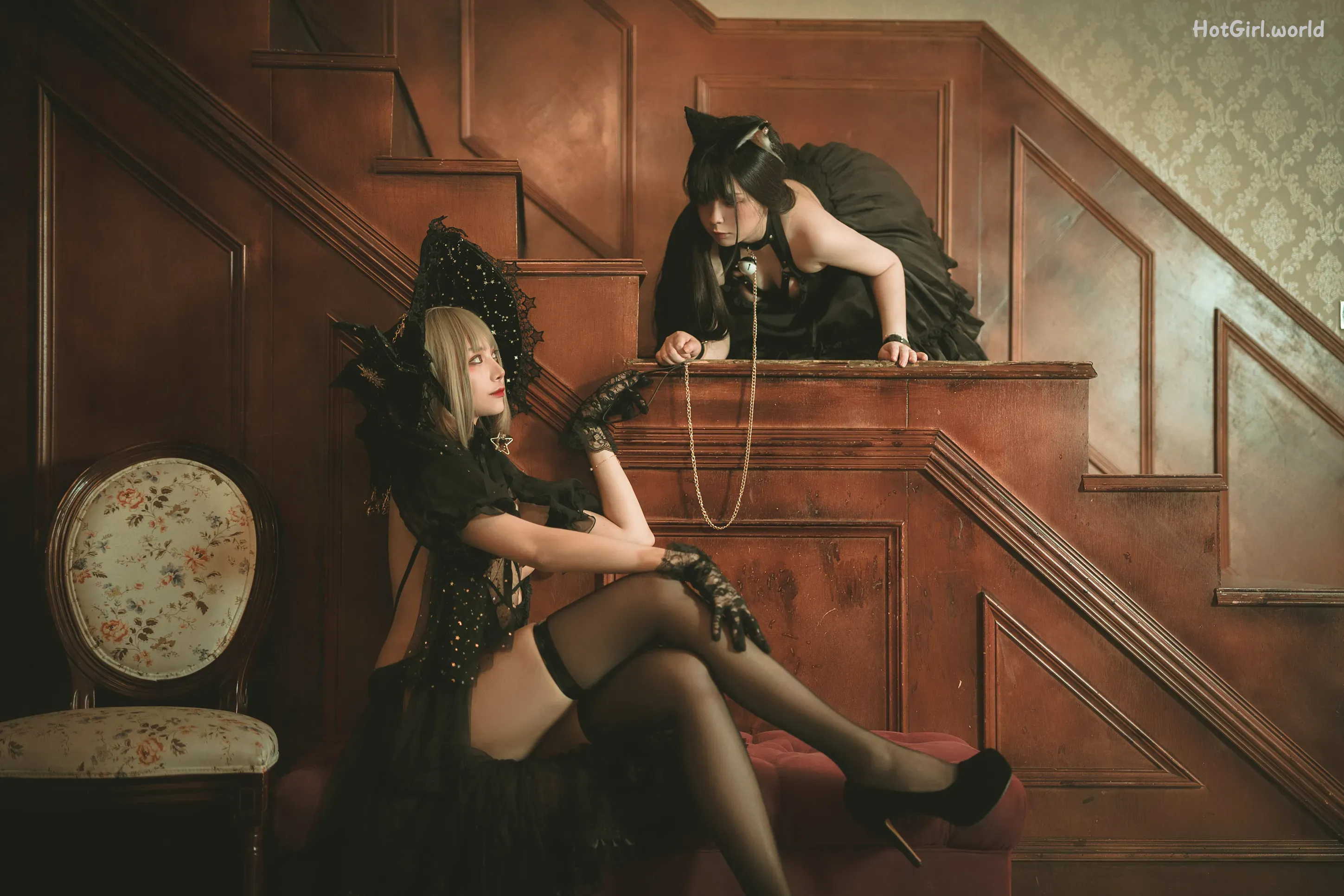 Coser-落落-Raku-魔女黑猫(35 photos + 22 uncensored photos) 第33张图
