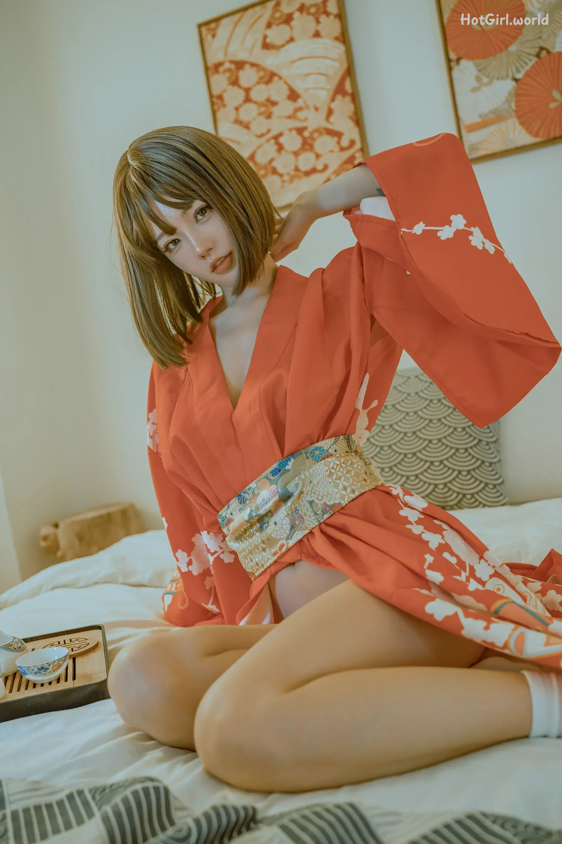 Coser-桃良阿宅-浴衣 第13张图