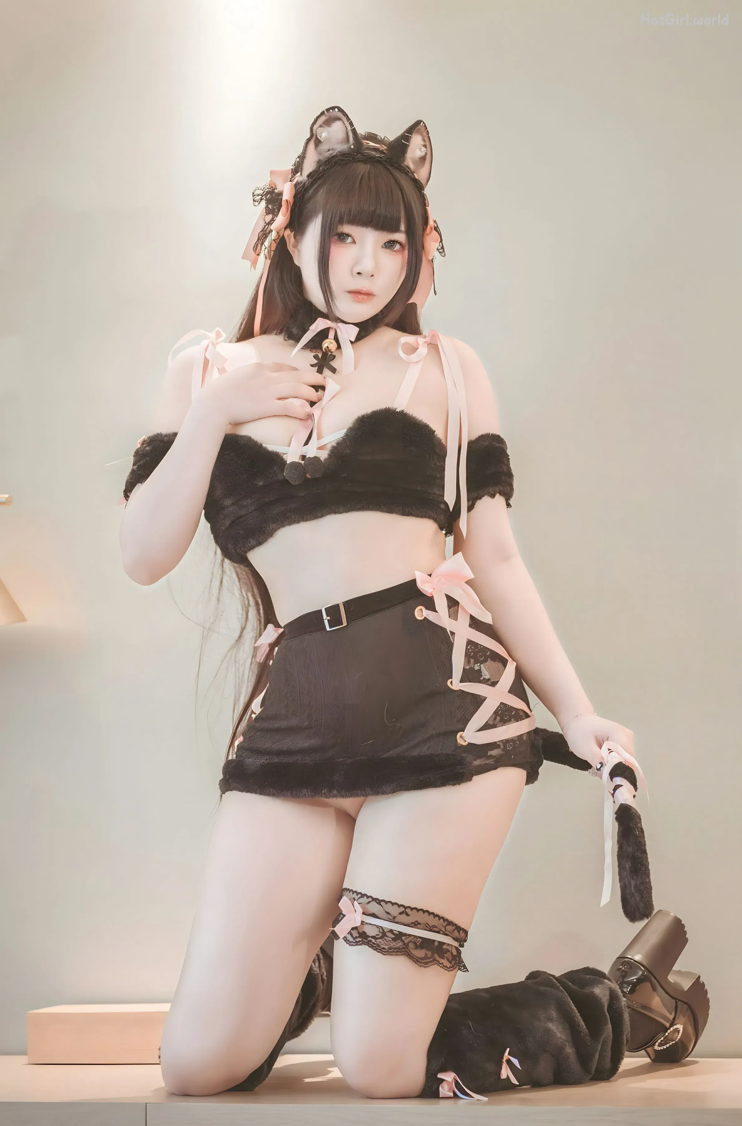 Coser-落落-Raku-Nya! Nya! Nya!(26 photos + 21 uncensored photos) 第29张图