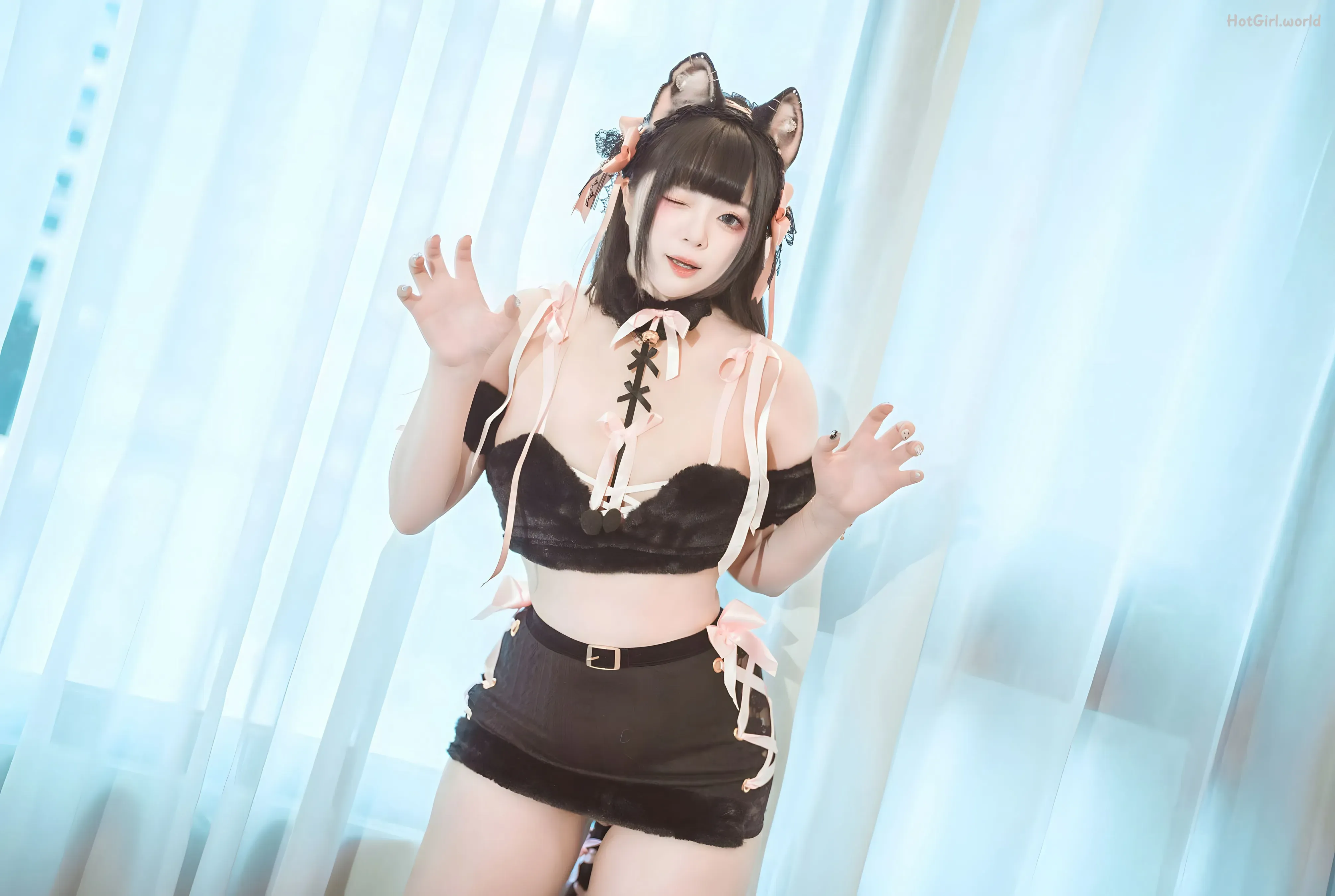 Coser-落落-Raku-Nya! Nya! Nya!(26 photos + 21 uncensored photos) 第32张图