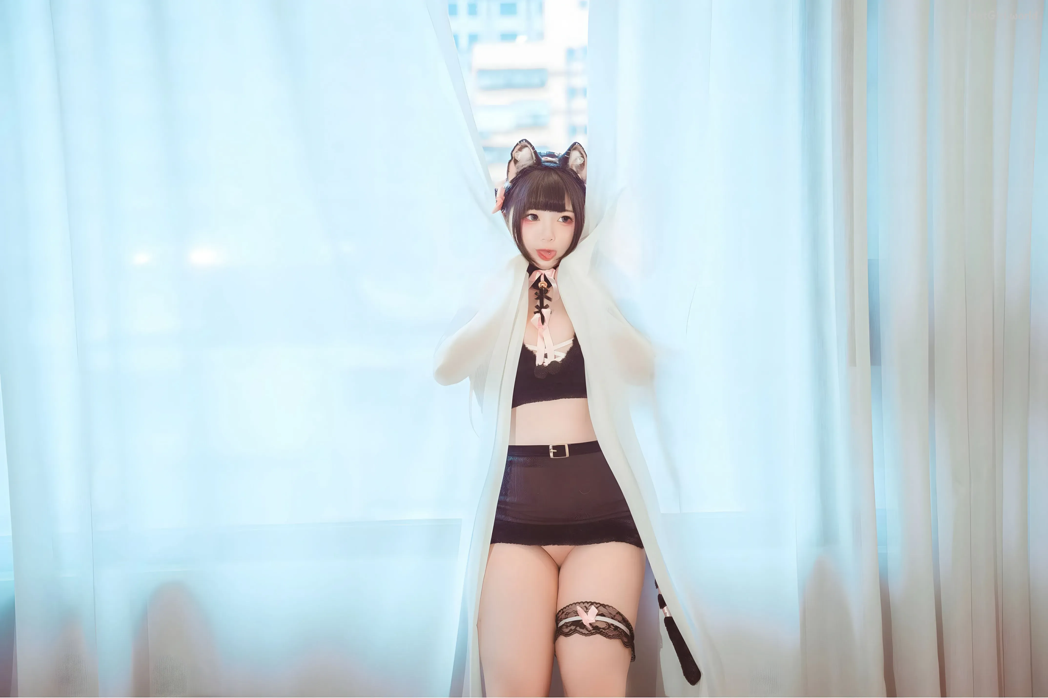 Coser-落落-Raku-Nya! Nya! Nya!(26 photos + 21 uncensored photos) 第42张图