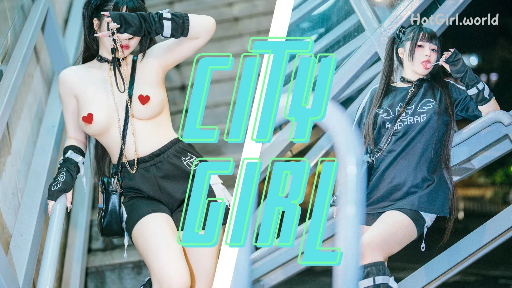Coser-落落-Raku-城市女孩(27 photos + 20 uncensored photos) 第1张图