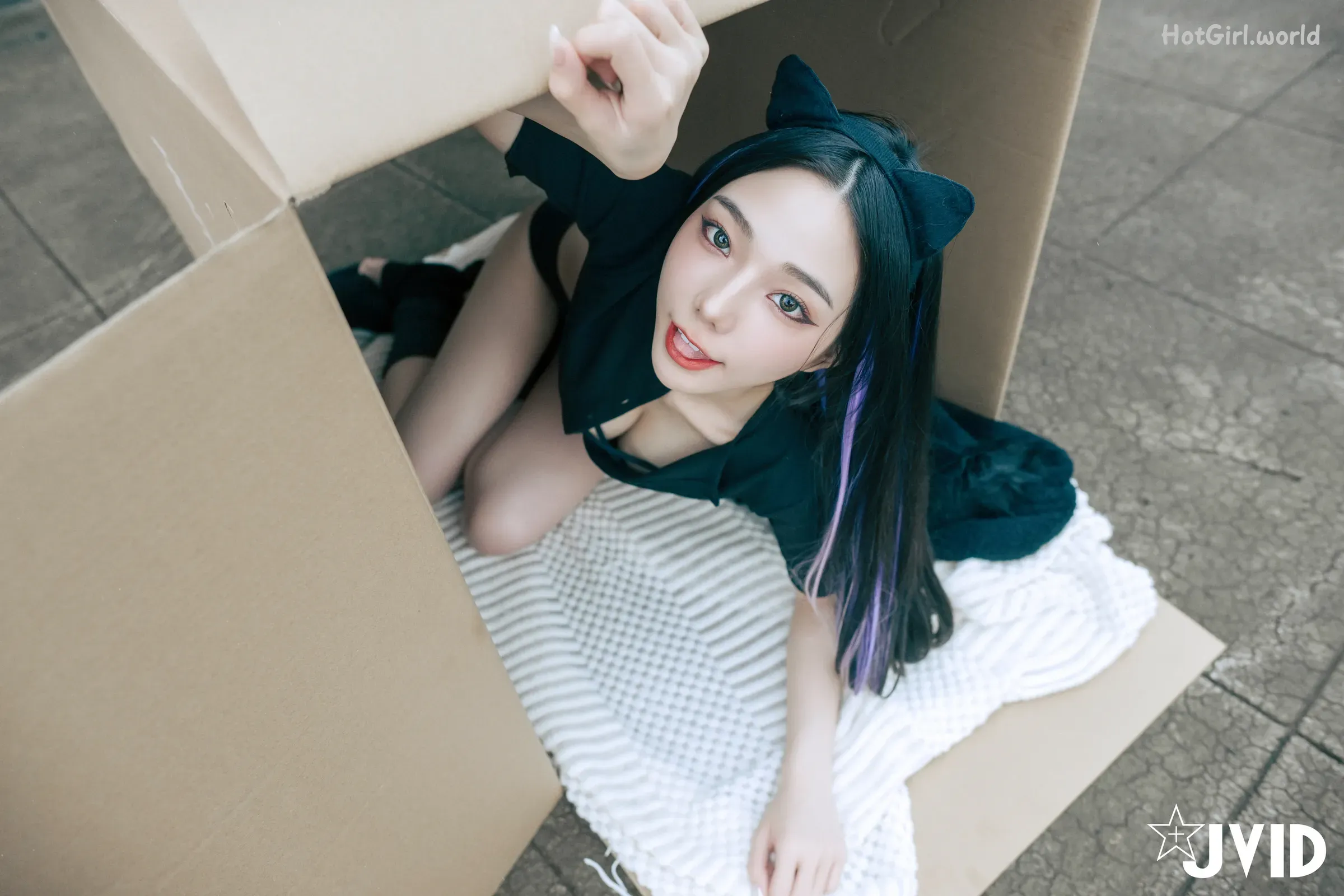 JVID-啾啾-牛奶成功收編冶豔的黑貓娘 第42张图