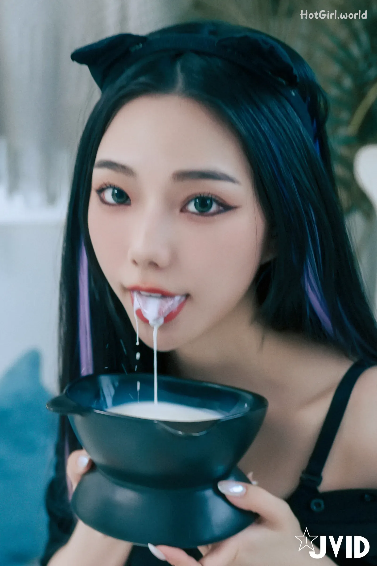 JVID-啾啾-牛奶成功收編冶豔的黑貓娘 第52张图