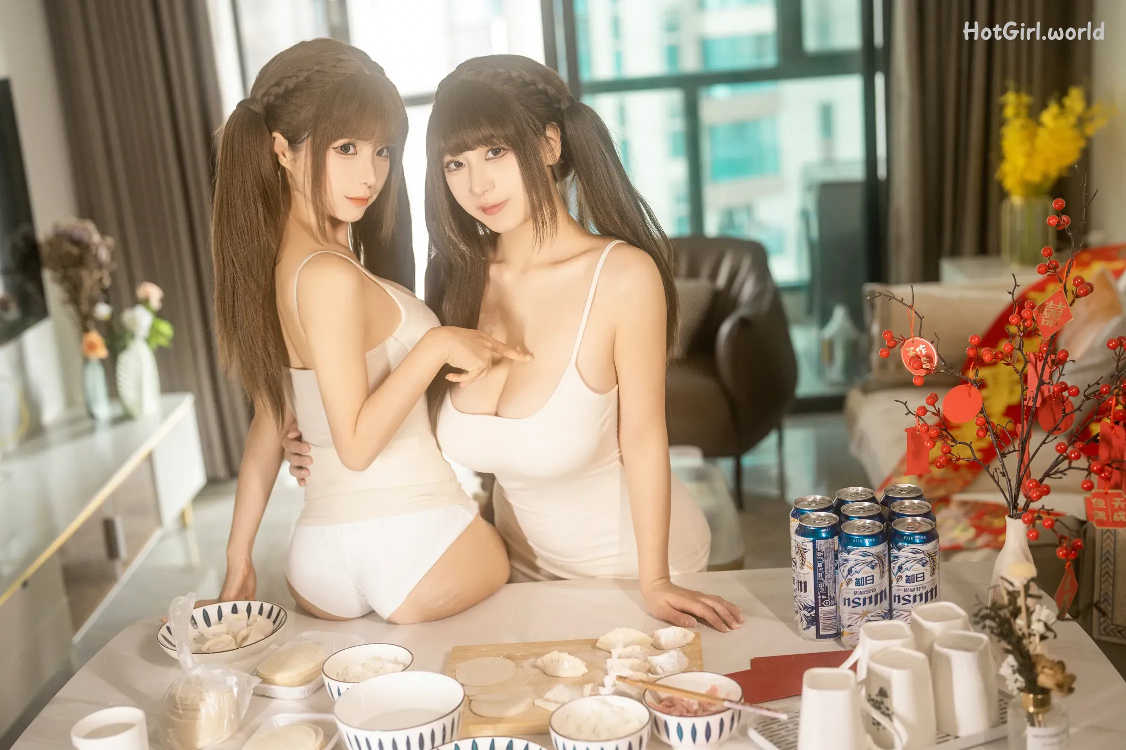 Coser-蠢沫沫-chunmomo-&-浅安安-双人新年贺岁 第74张图