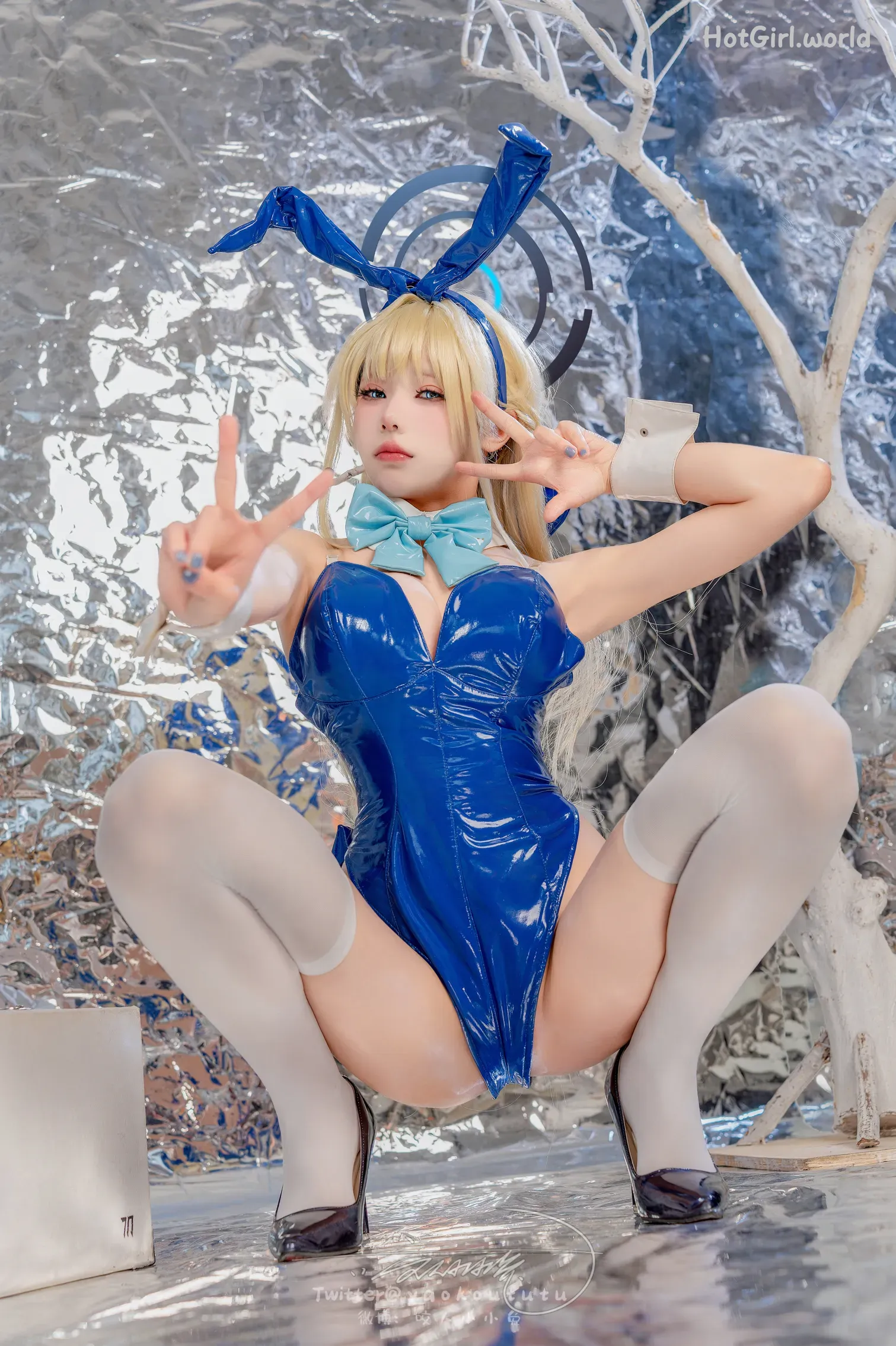 Coser-黏黏团子兔-碧蓝档案-飞鸟马时 第21张图