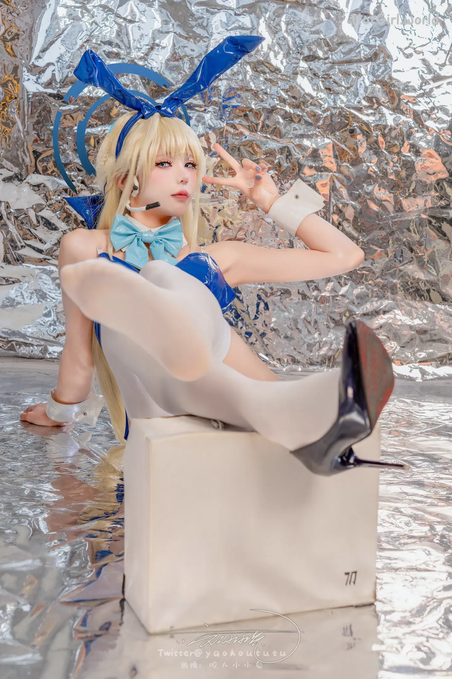 Coser-黏黏团子兔-碧蓝档案-飞鸟马时 第25张图
