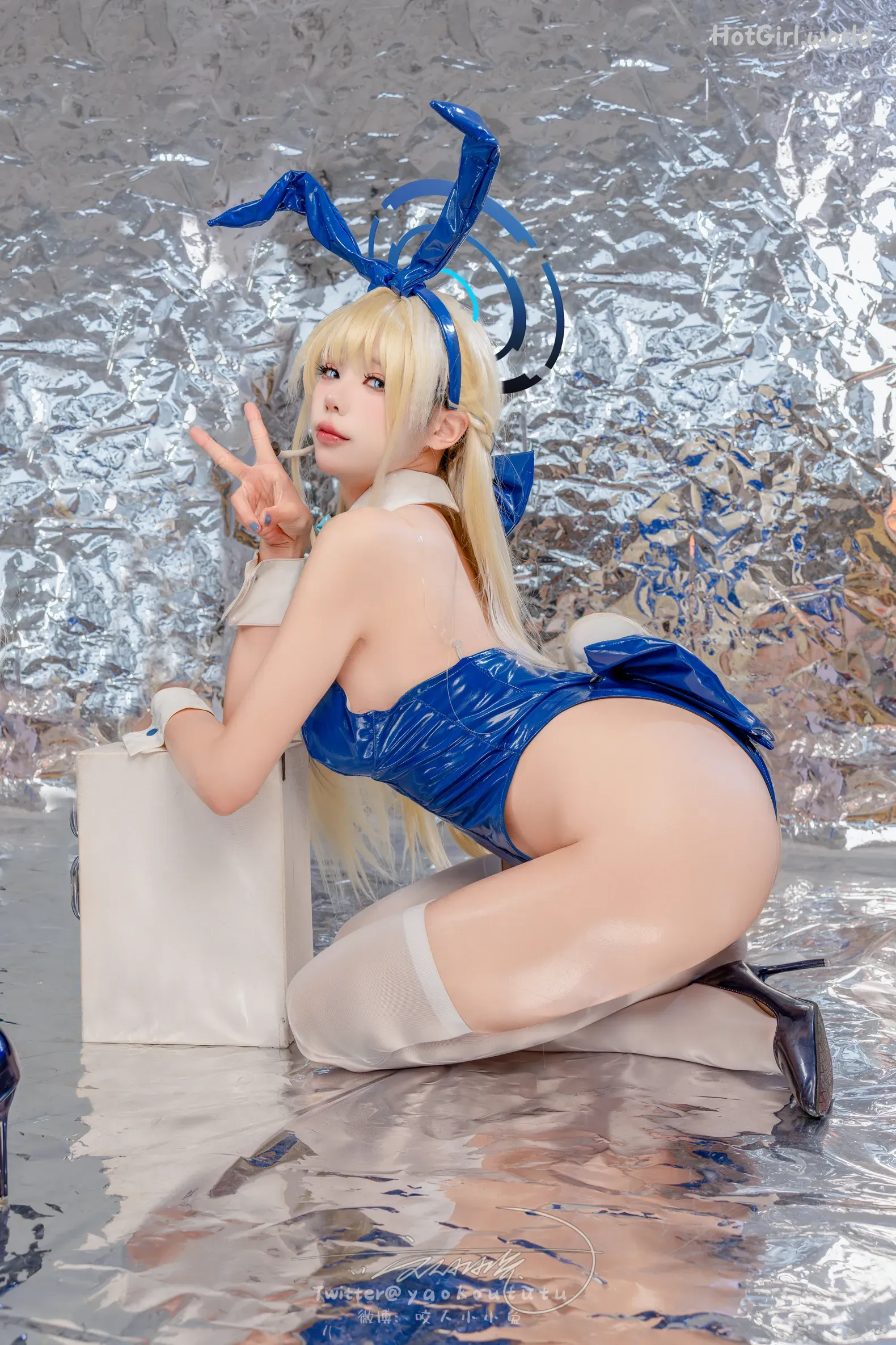 Coser-黏黏团子兔-碧蓝档案-飞鸟马时 第26张图