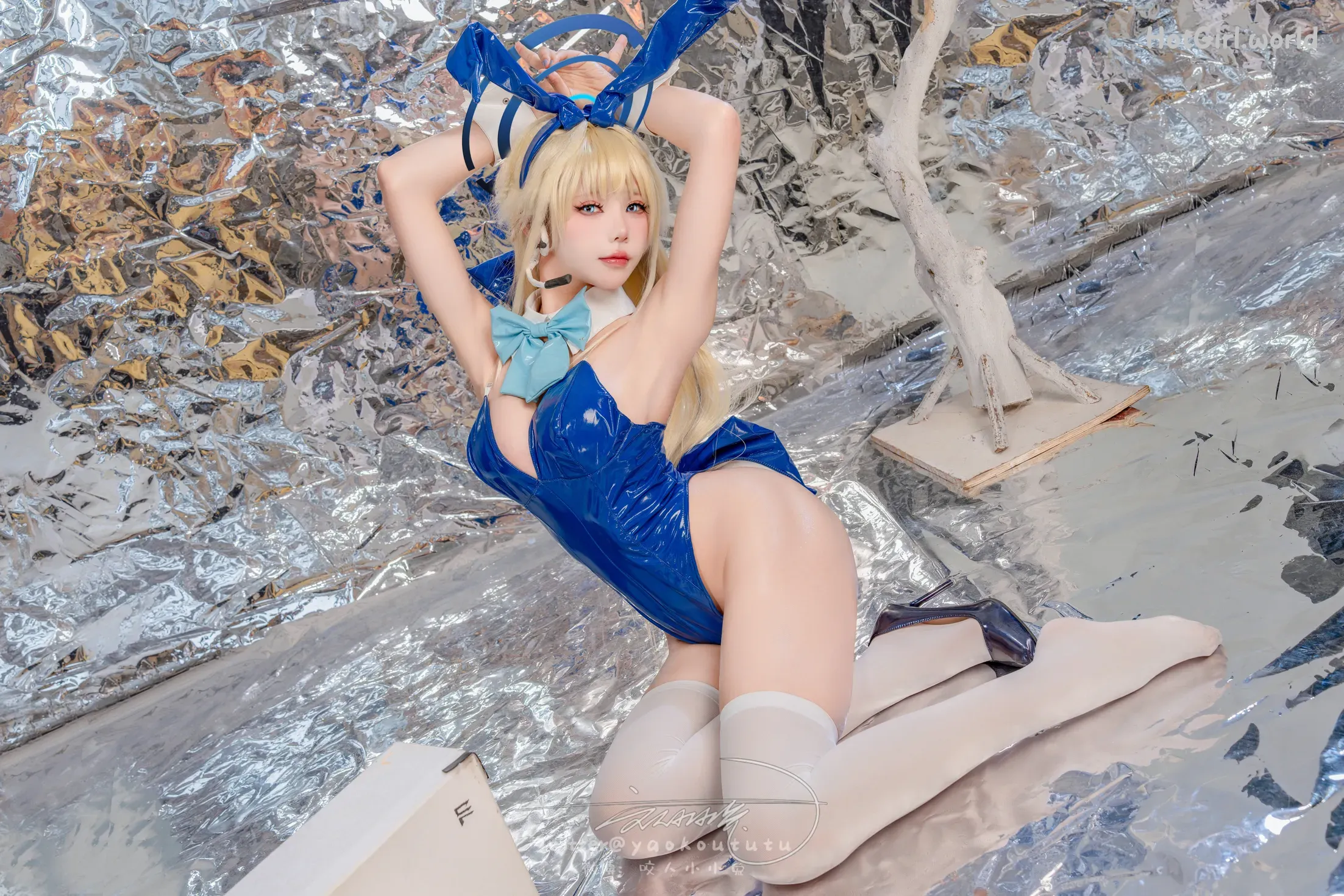 Coser-黏黏团子兔-碧蓝档案-飞鸟马时 第29张图