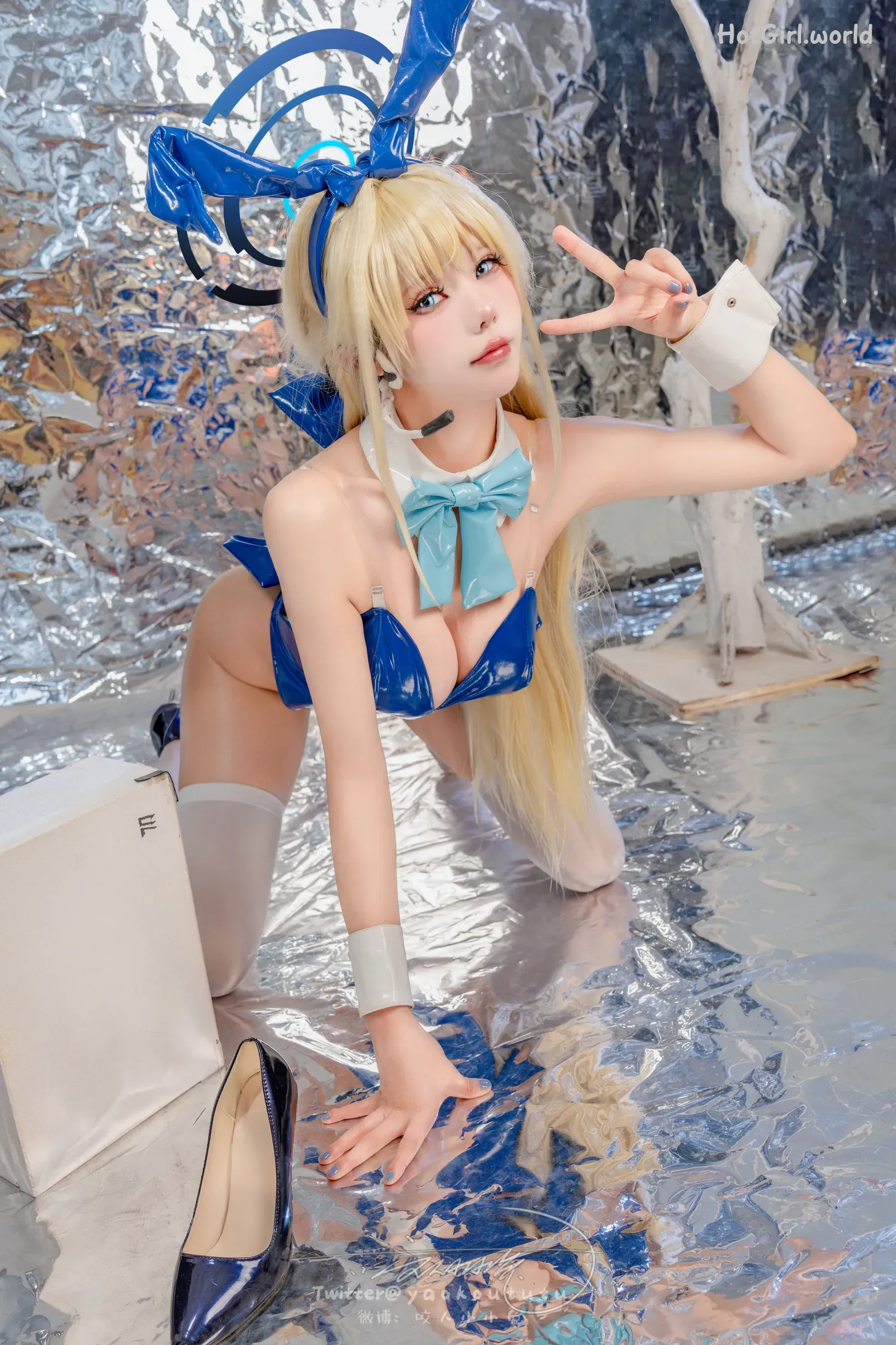 Coser-黏黏团子兔-碧蓝档案-飞鸟马时 第30张图