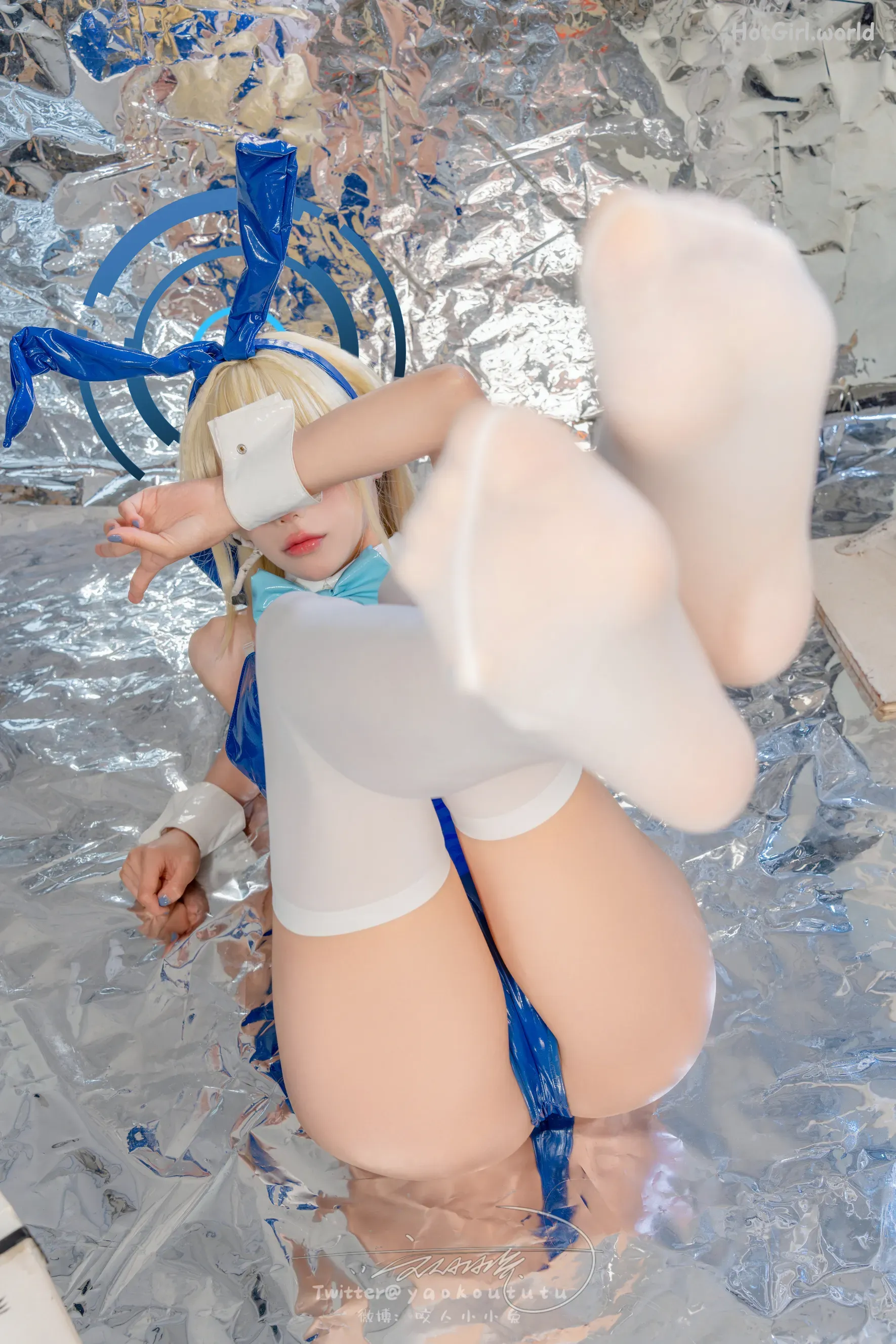 Coser-黏黏团子兔-碧蓝档案-飞鸟马时 第33张图