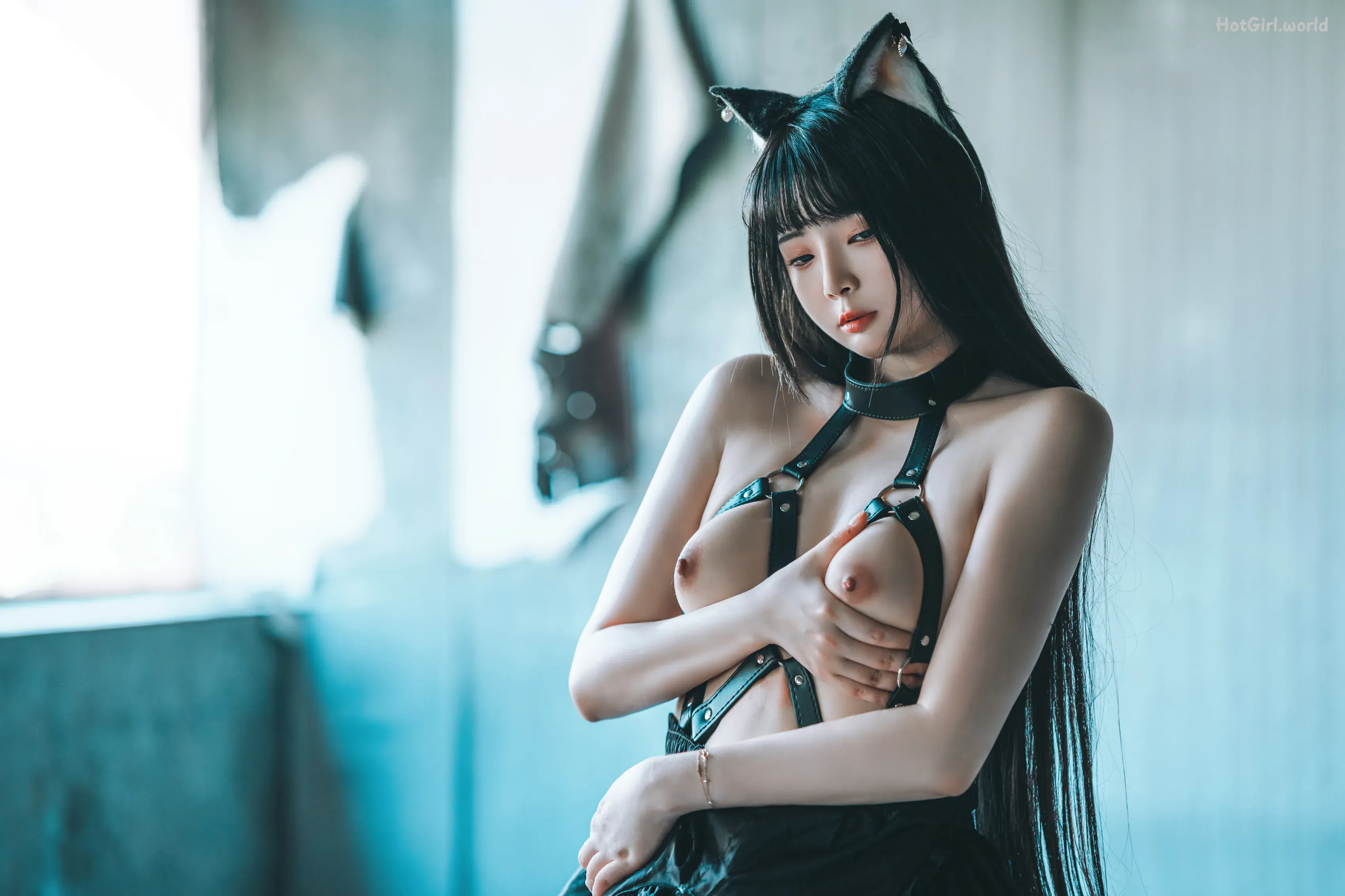 Coser-落落-Raku-黑猫(27 photos + 27 uncensored photos) 第12张图