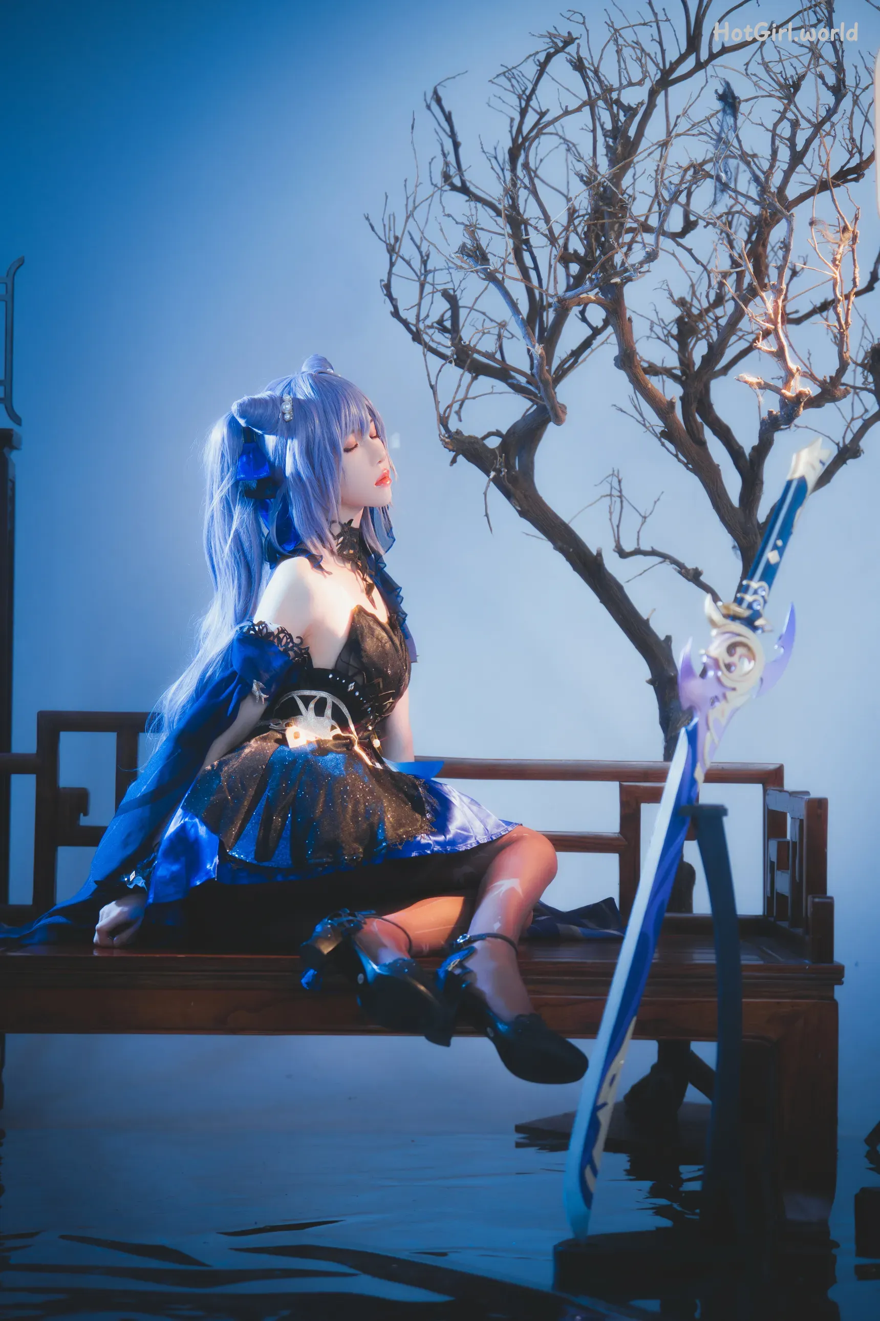 Coser-桜桃喵-刻晴 第6张图
