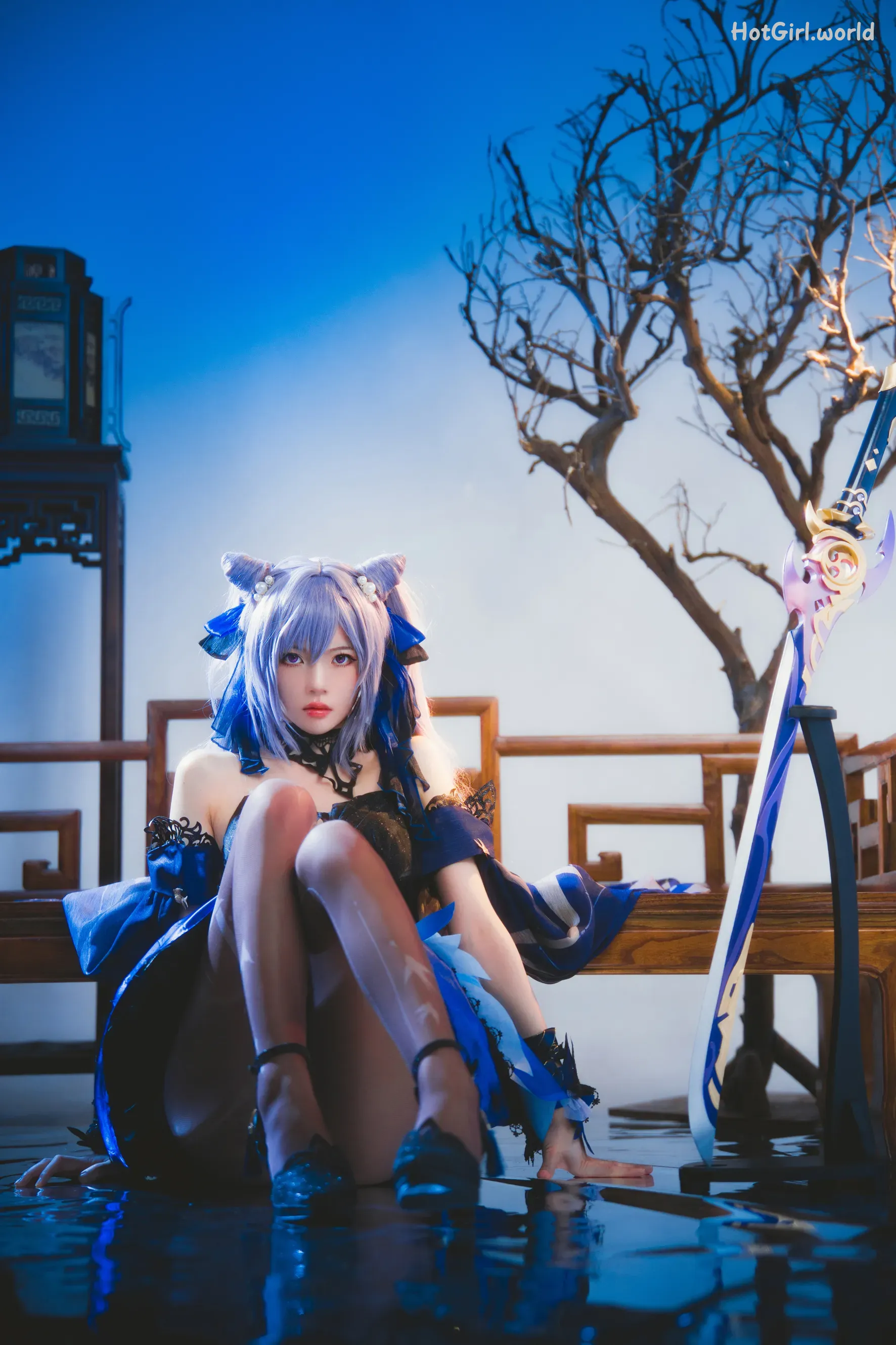 Coser-桜桃喵-刻晴 第8张图