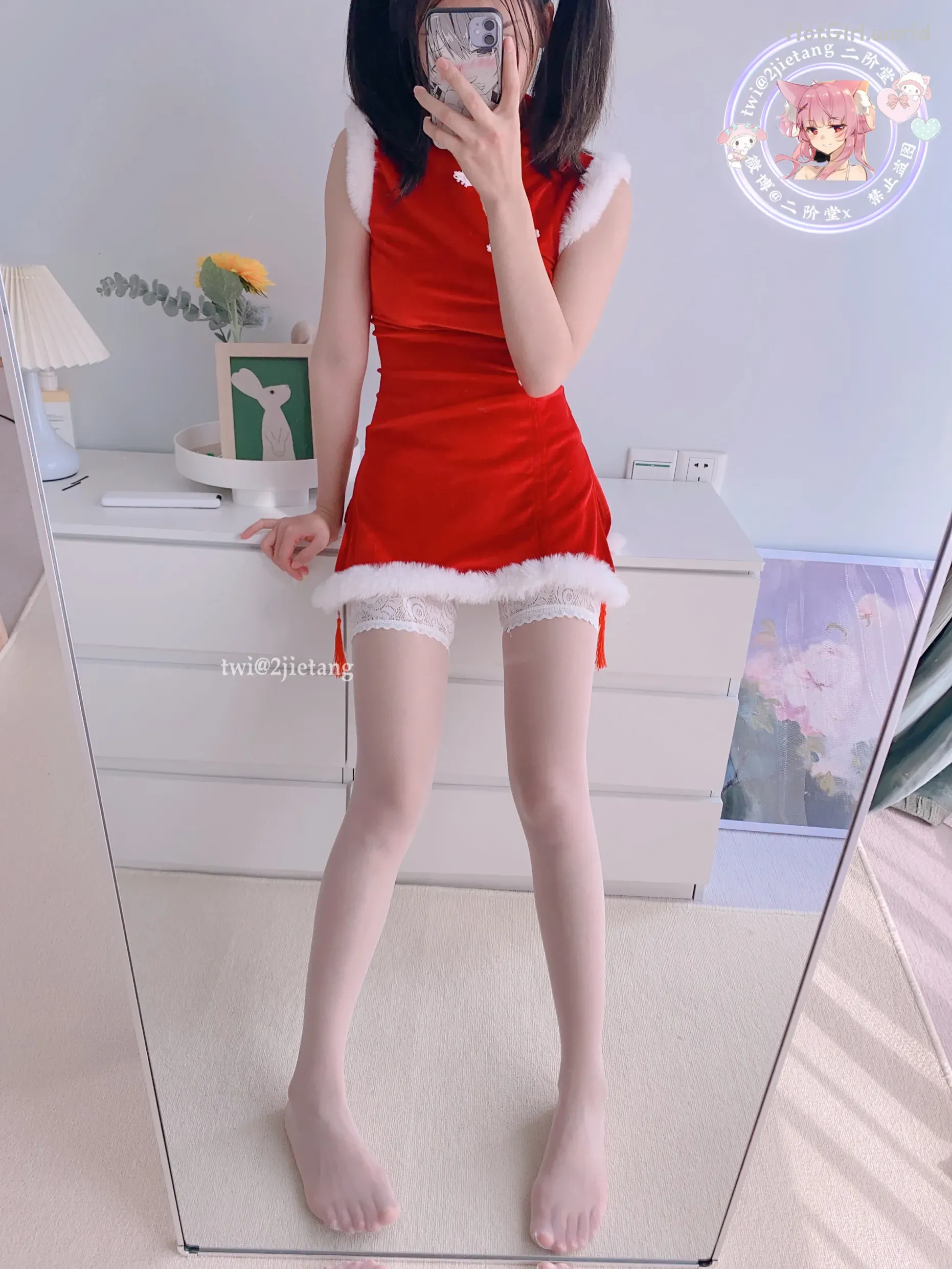 Coser-二阶堂-圣诞旗袍 第94张图