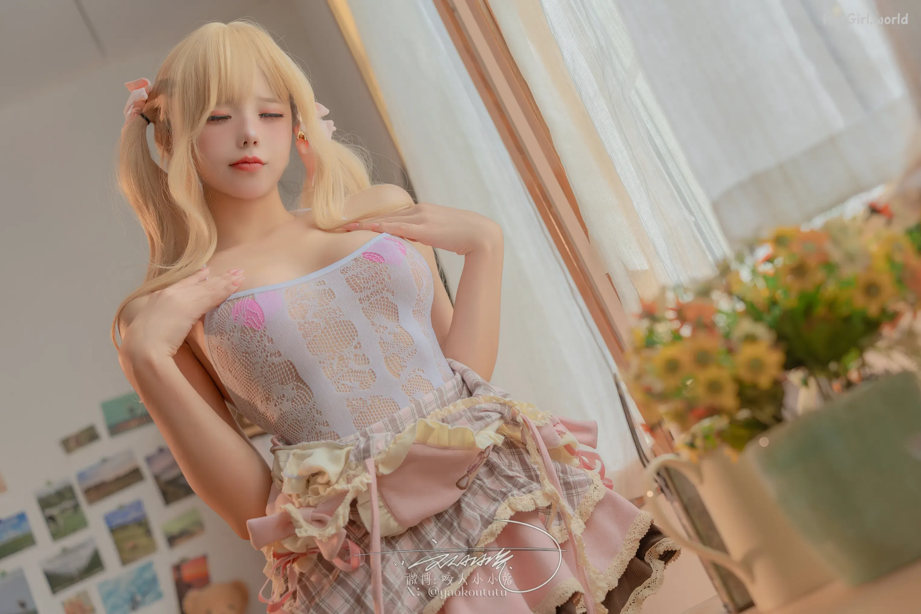 Coser-黏黏团子兔-居家甜妹-超级敏感 第13张图