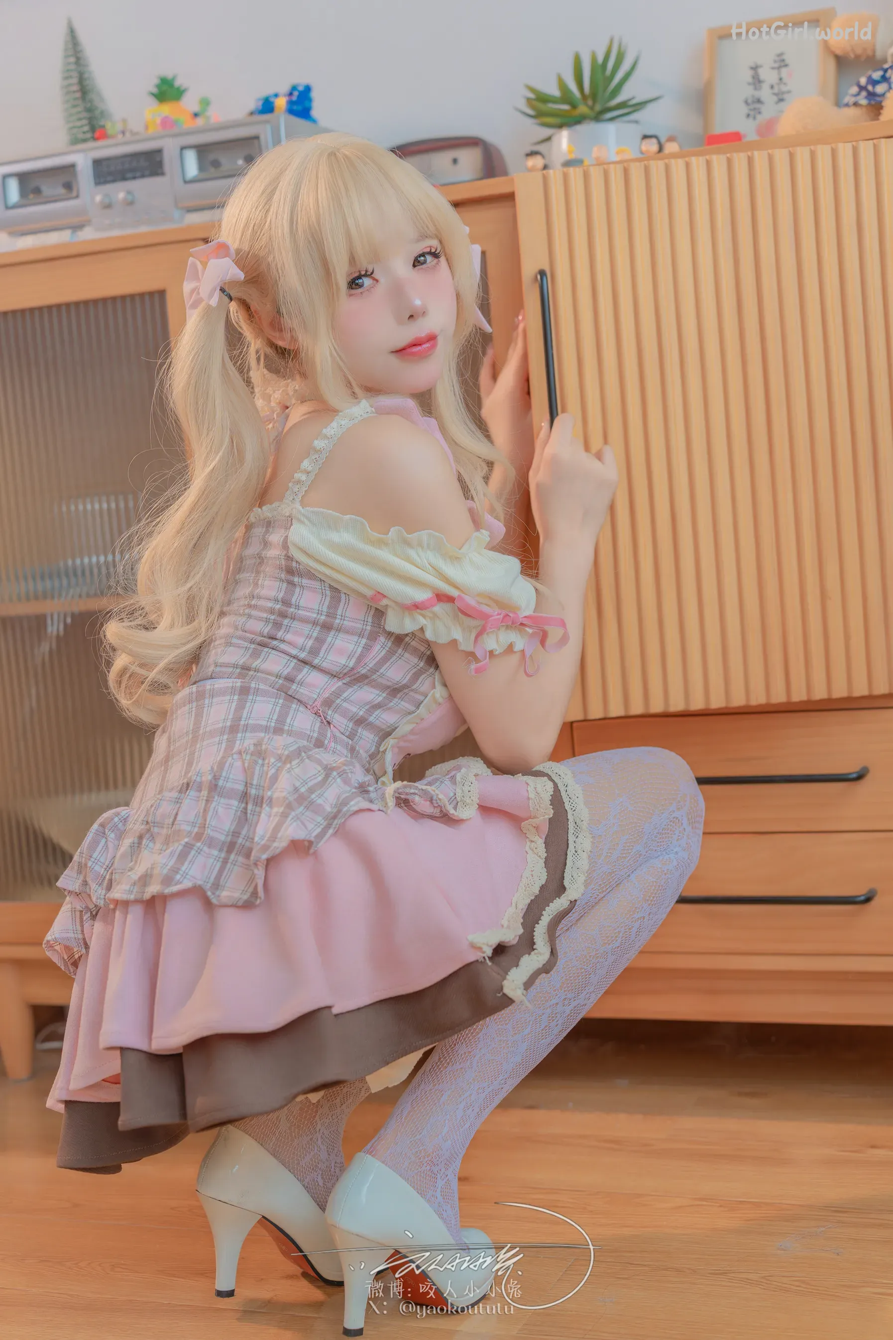Coser-黏黏团子兔-居家甜妹-超级敏感 第77张图