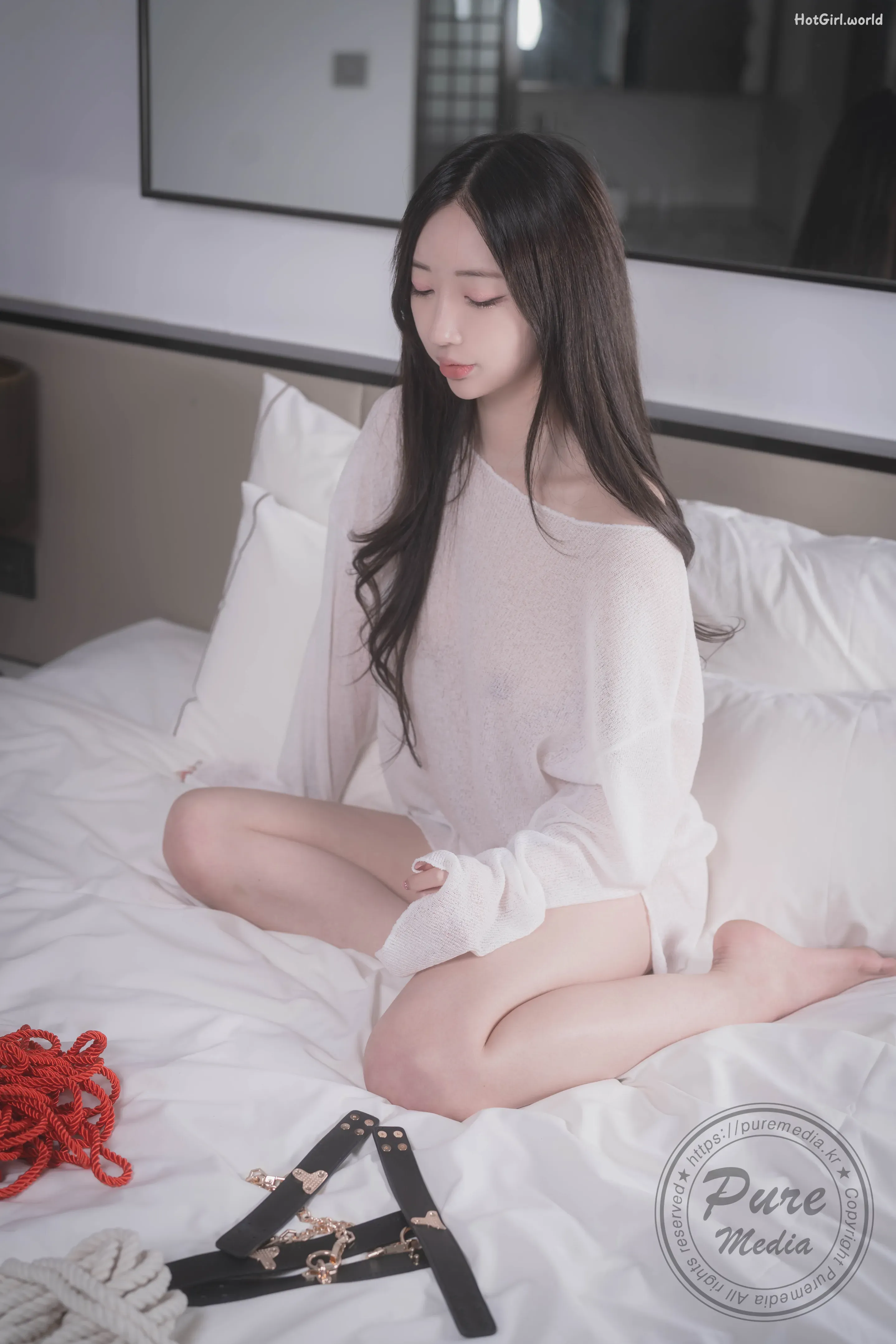Pure Media-Vol.283-Jia-지아-Tie Me Up With a Rope(85 photos + 89 uncensored photos) 第73张图