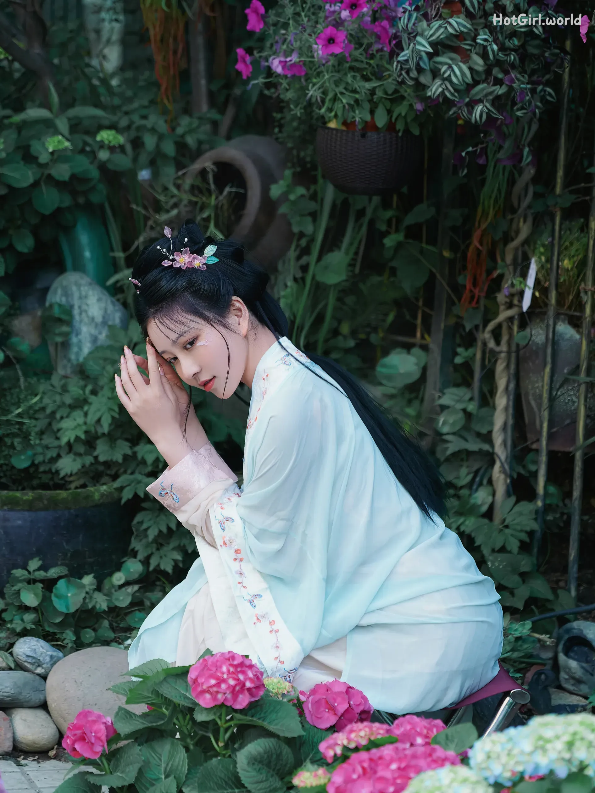 Coser-年年-Nnian-白花间集(11 photos + 28 uncensored photos) 第5张图