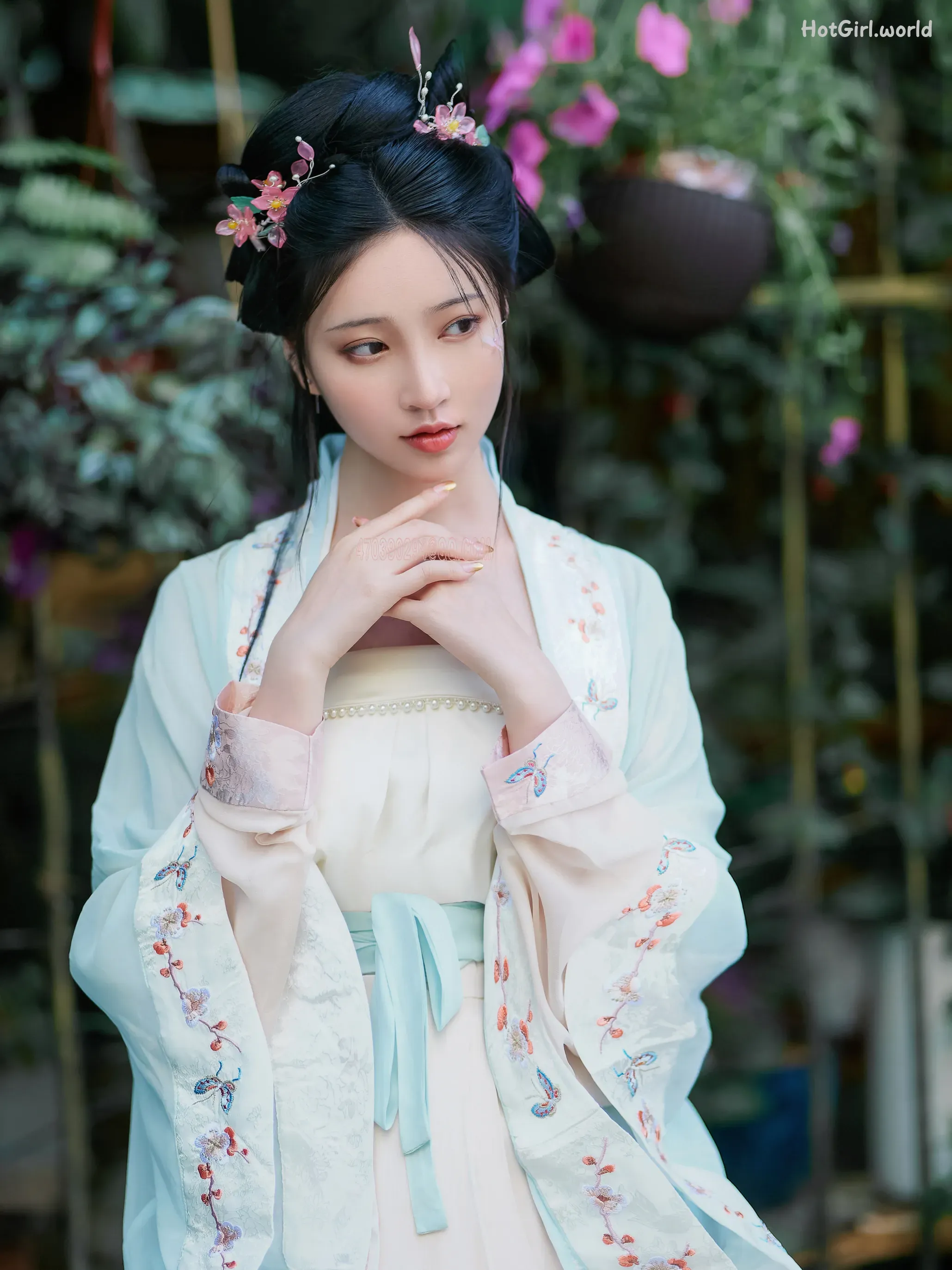 Coser-年年-Nnian-白花间集(11 photos + 28 uncensored photos) 第7张图