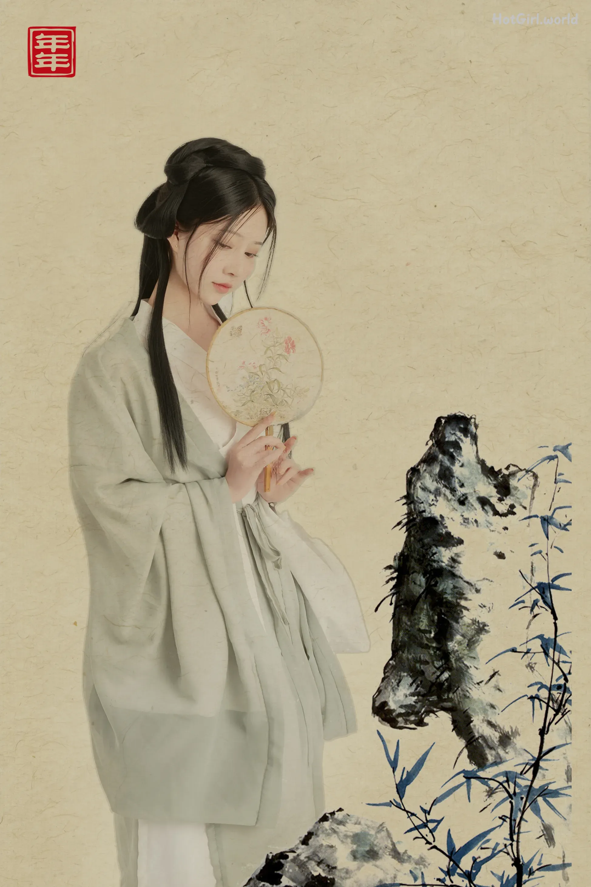 Coser-年年-Nnian-白玉兰-Magnolia(7 photos + 19 uncensored photos) 第5张图