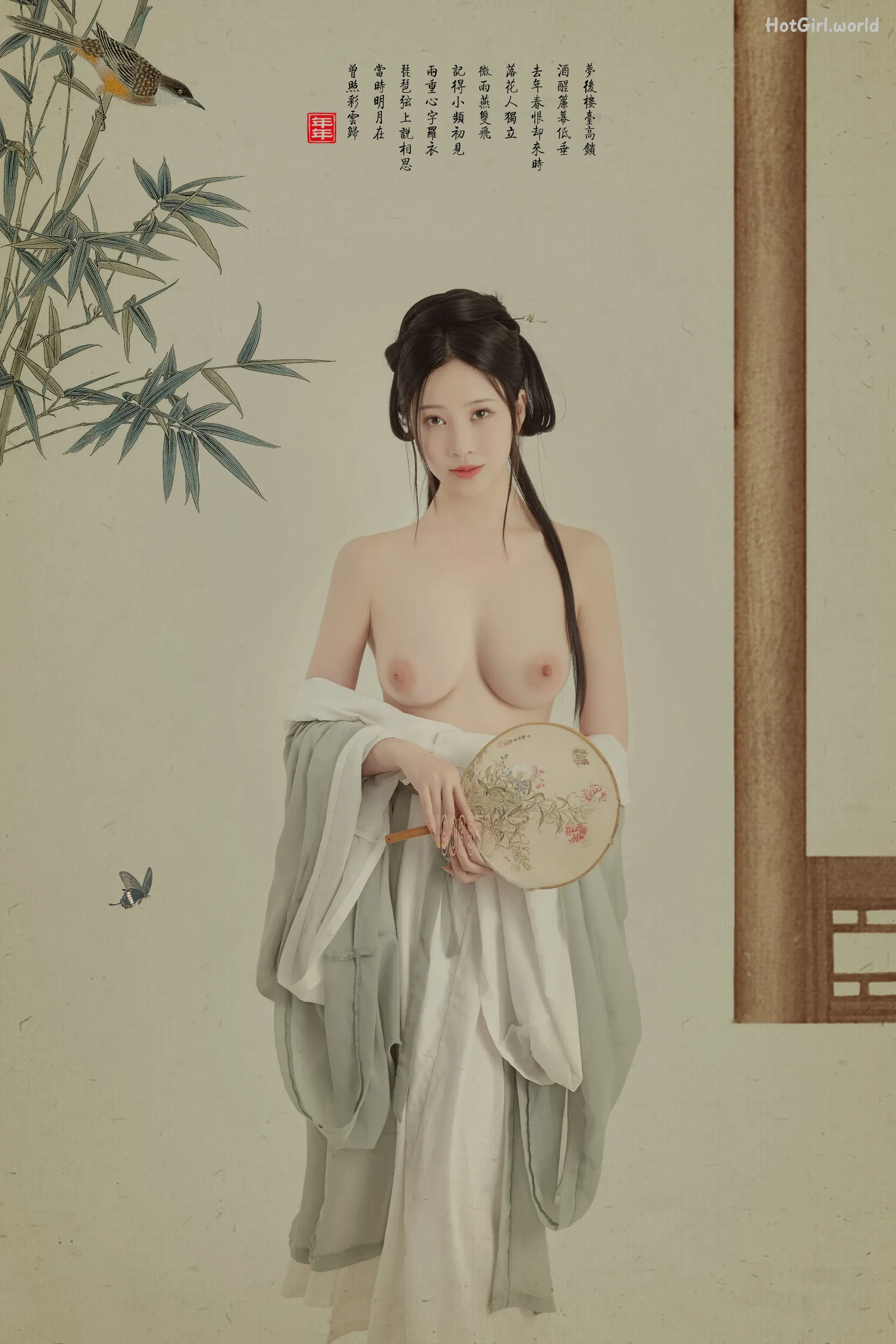 Coser-年年-Nnian-白玉兰-Magnolia(7 photos + 19 uncensored photos) 第10张图