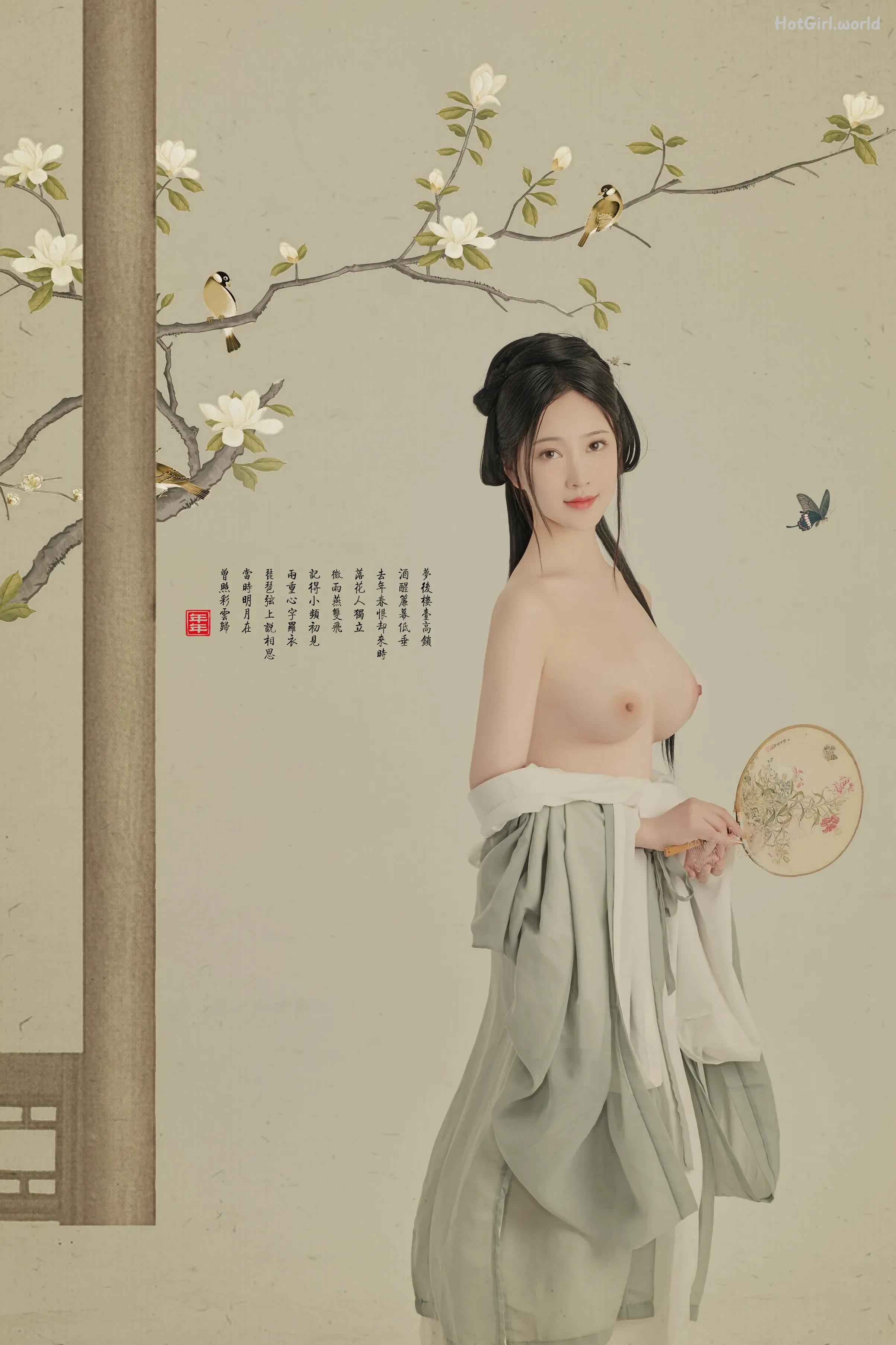 Coser-年年-Nnian-白玉兰-Magnolia(7 photos + 19 uncensored photos) 第11张图
