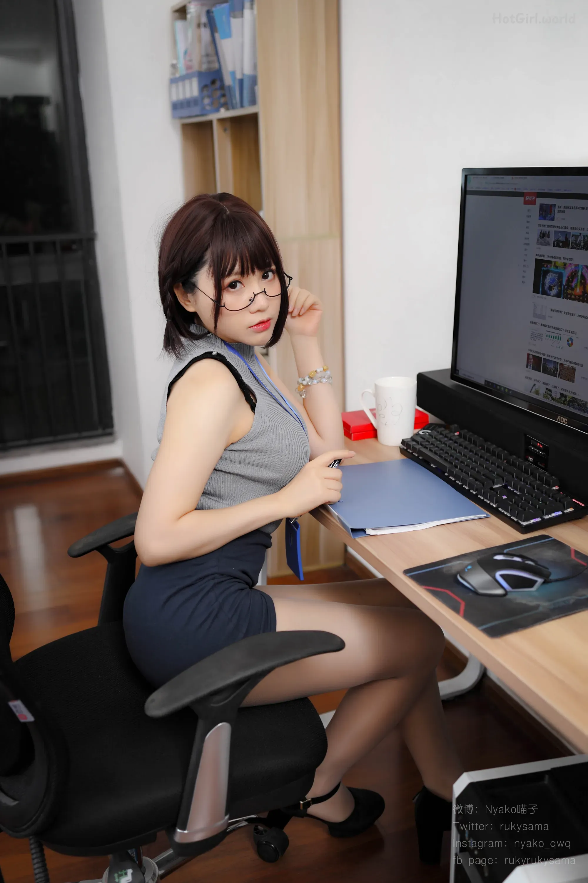 Coser-Nyako喵子-誰も知らないの大人時間3 第15张图