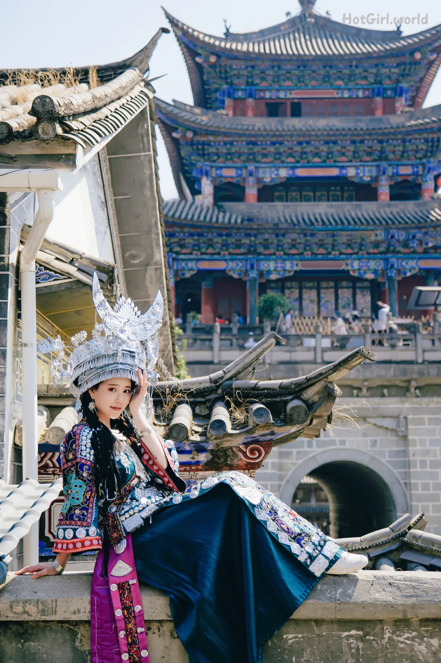 Coser-年年-Nnian-苗疆女孩(25 photos + 25 uncensored photos) 第9张图