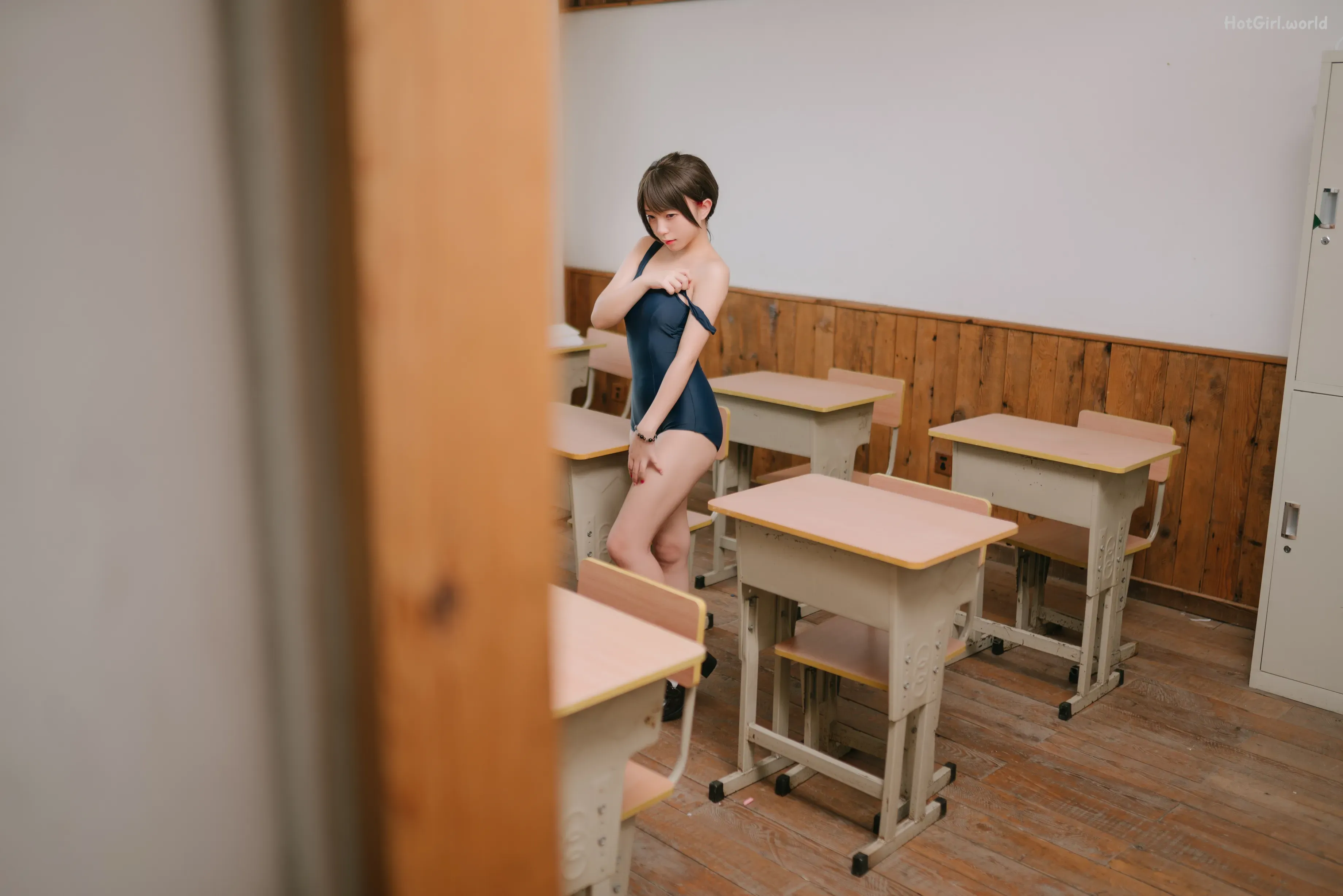 Coser-花铃-风纪委员死裤水x游泳课风纪委员 第3张图