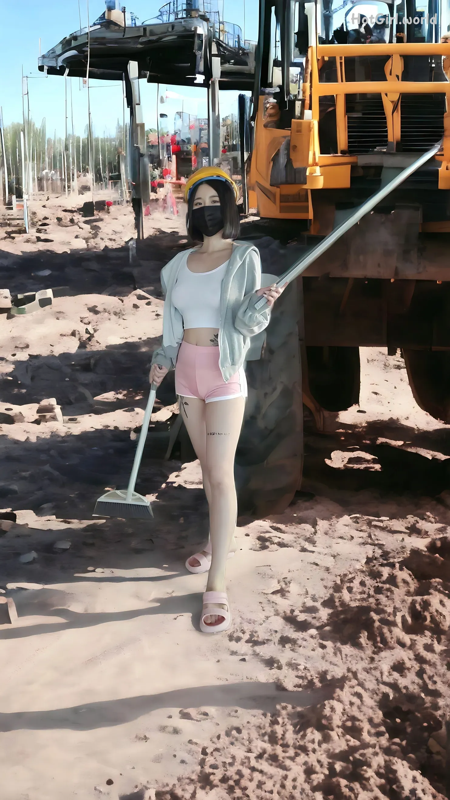 JYEONG-Construction site(56 photos + 28 uncensored photos) 第2张图