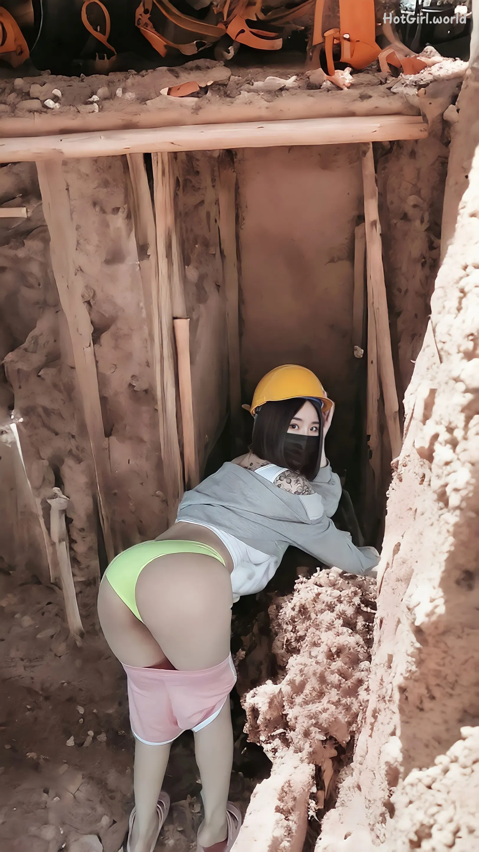 JYEONG-Construction site(56 photos + 28 uncensored photos) 第5张图
