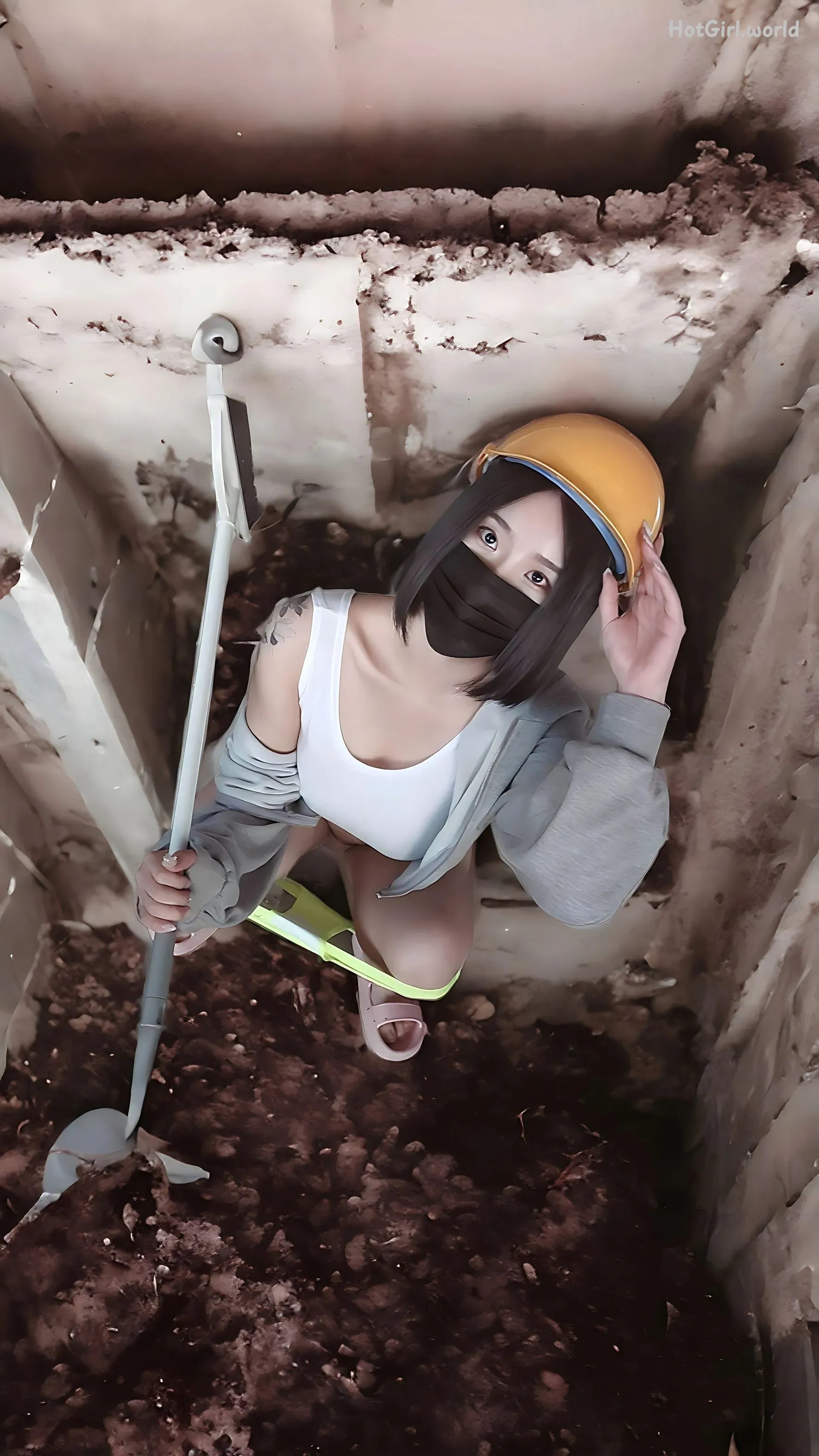 JYEONG-Construction site(56 photos + 28 uncensored photos) 第8张图