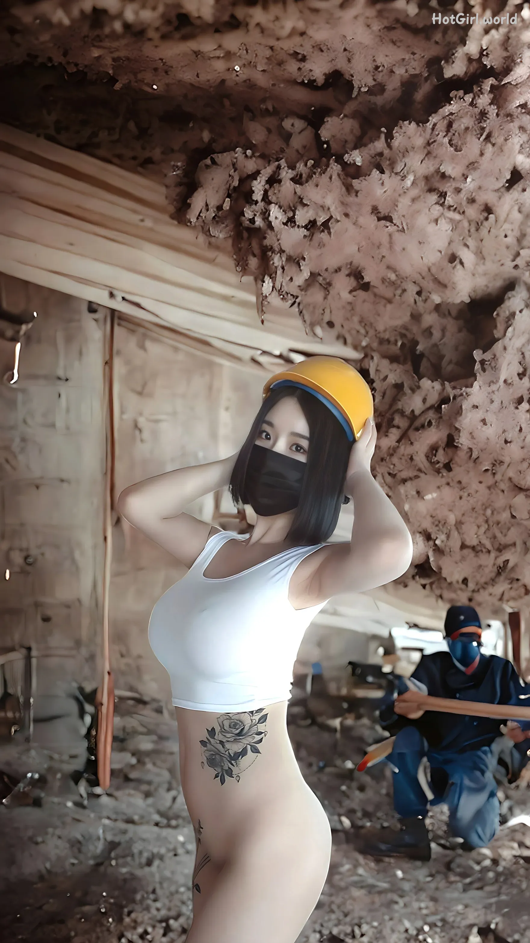 JYEONG-Construction site(56 photos + 28 uncensored photos) 第10张图