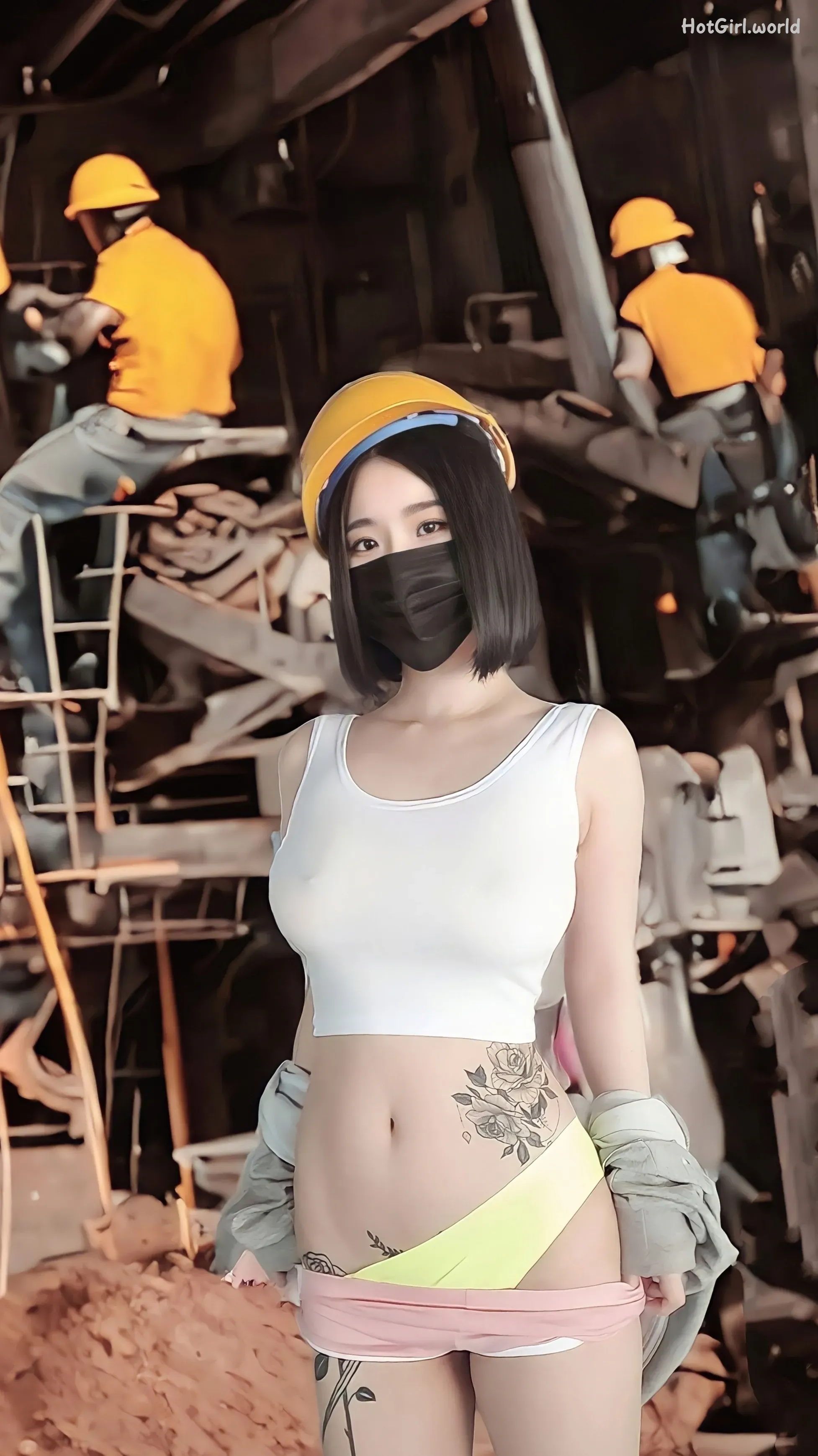 JYEONG-Construction site(56 photos + 28 uncensored photos) 第18张图