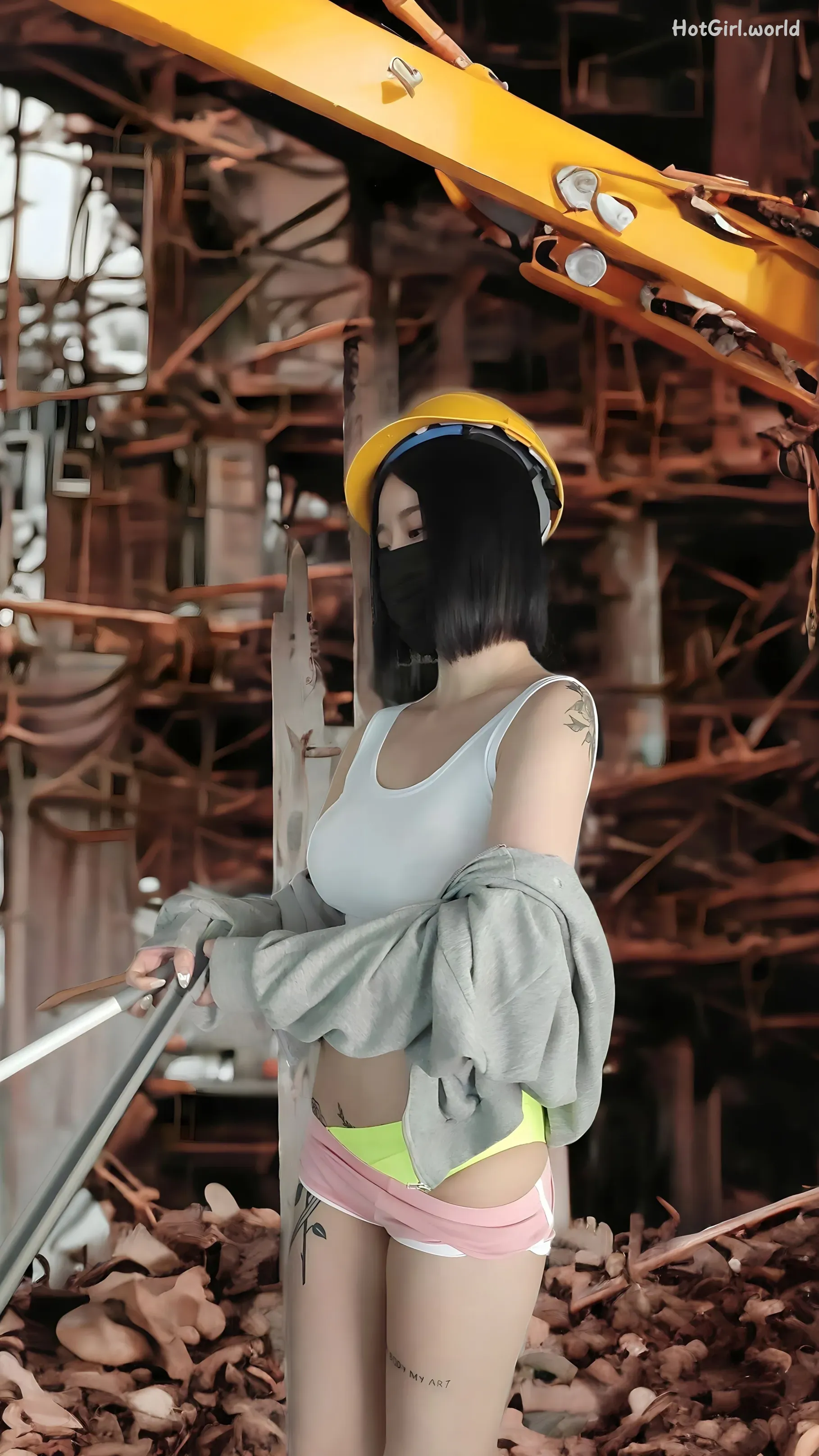 JYEONG-Construction site(56 photos + 28 uncensored photos) 第19张图