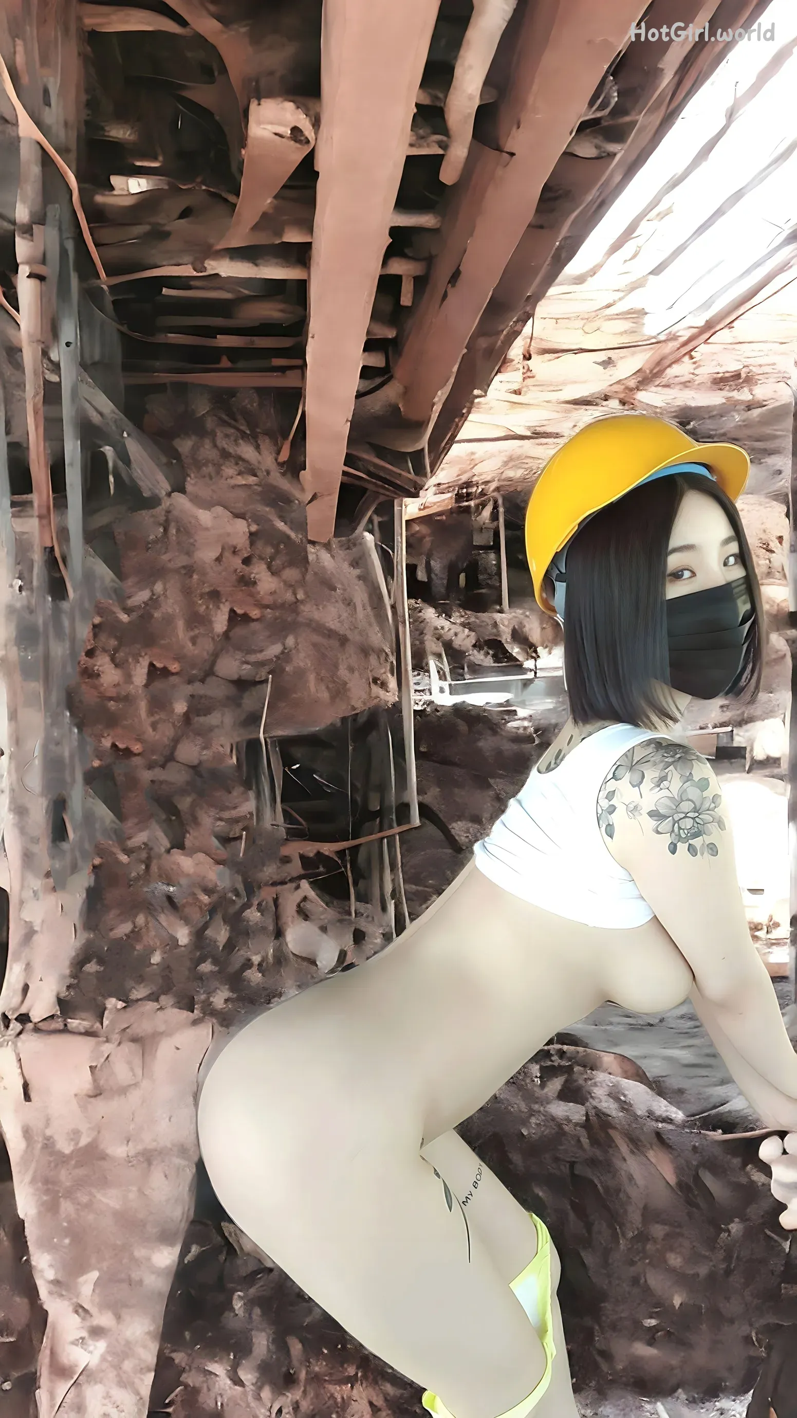 JYEONG-Construction site(56 photos + 28 uncensored photos) 第49张图