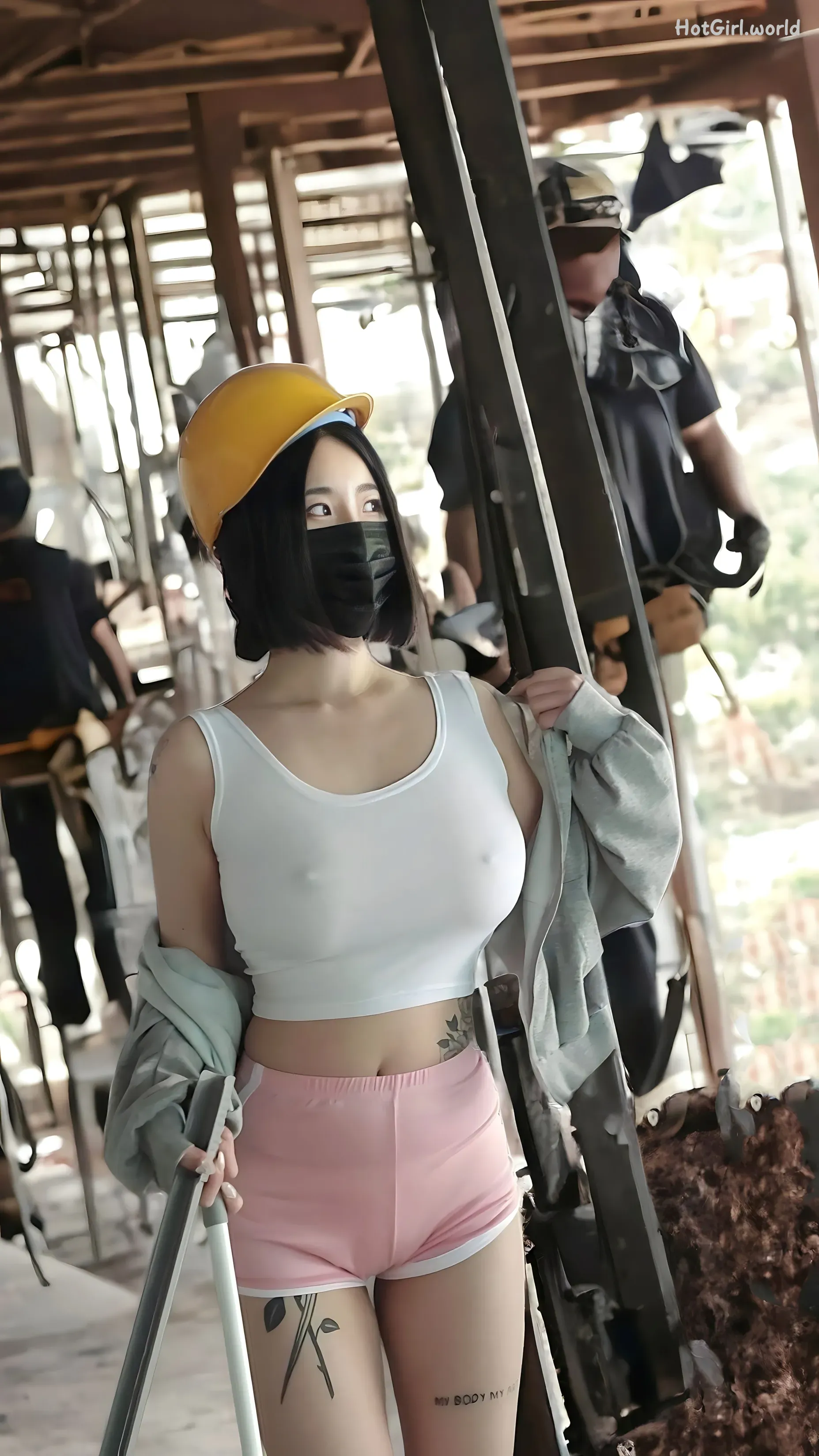 JYEONG-Construction site(56 photos + 28 uncensored photos) 第54张图