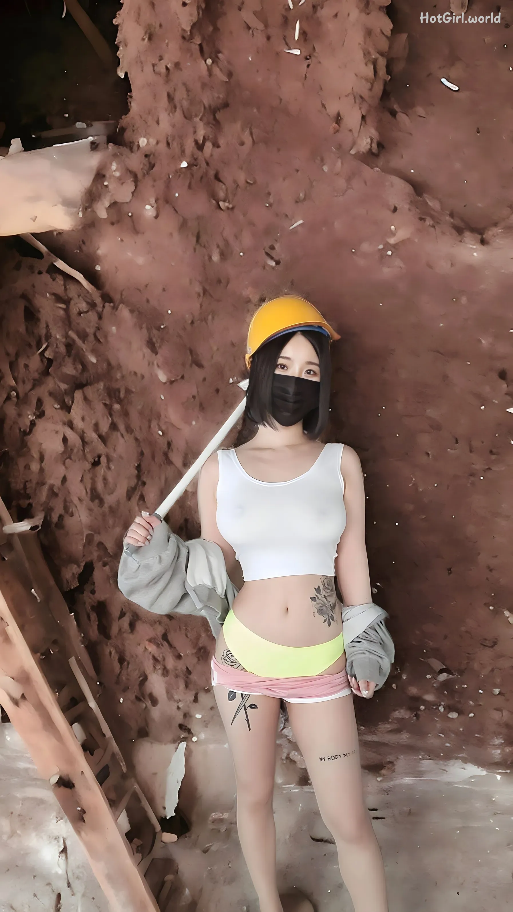 JYEONG-Construction site(56 photos + 28 uncensored photos) 第57张图