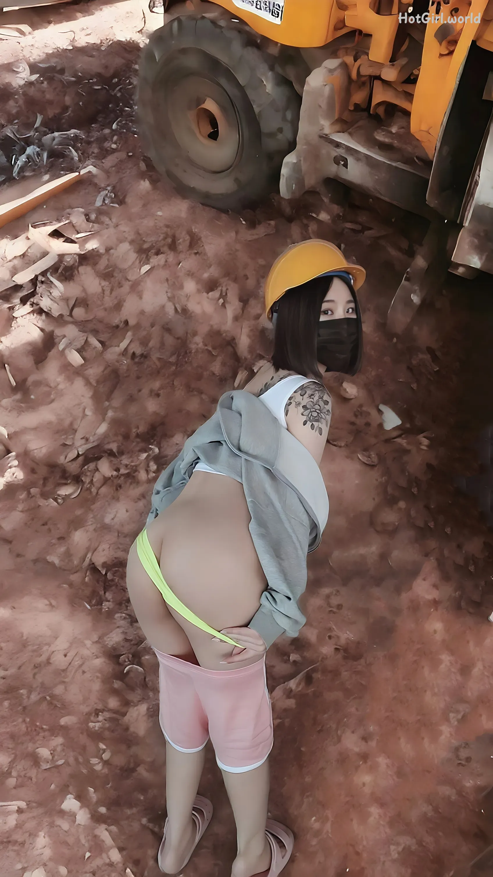 JYEONG-Construction site(56 photos + 28 uncensored photos) 第61张图