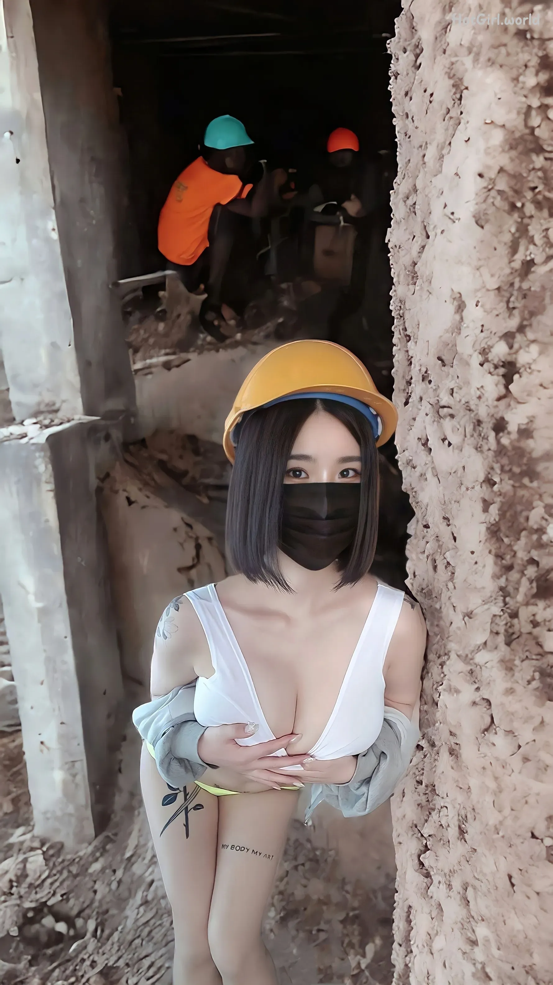 JYEONG-Construction site(56 photos + 28 uncensored photos) 第82张图