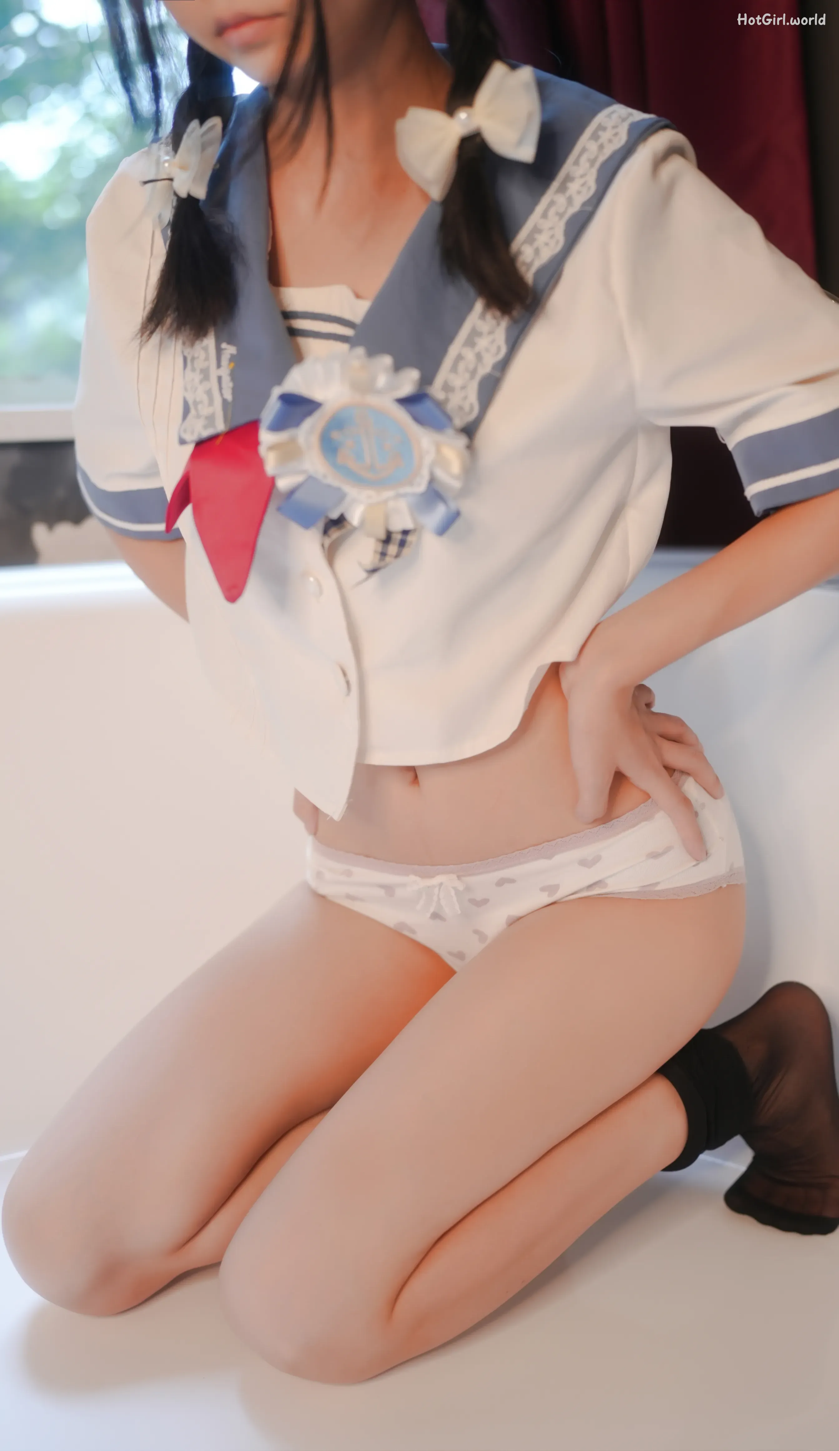紧急企划-内部定制-NO.020-小婕-水手服黑丝 第23张图