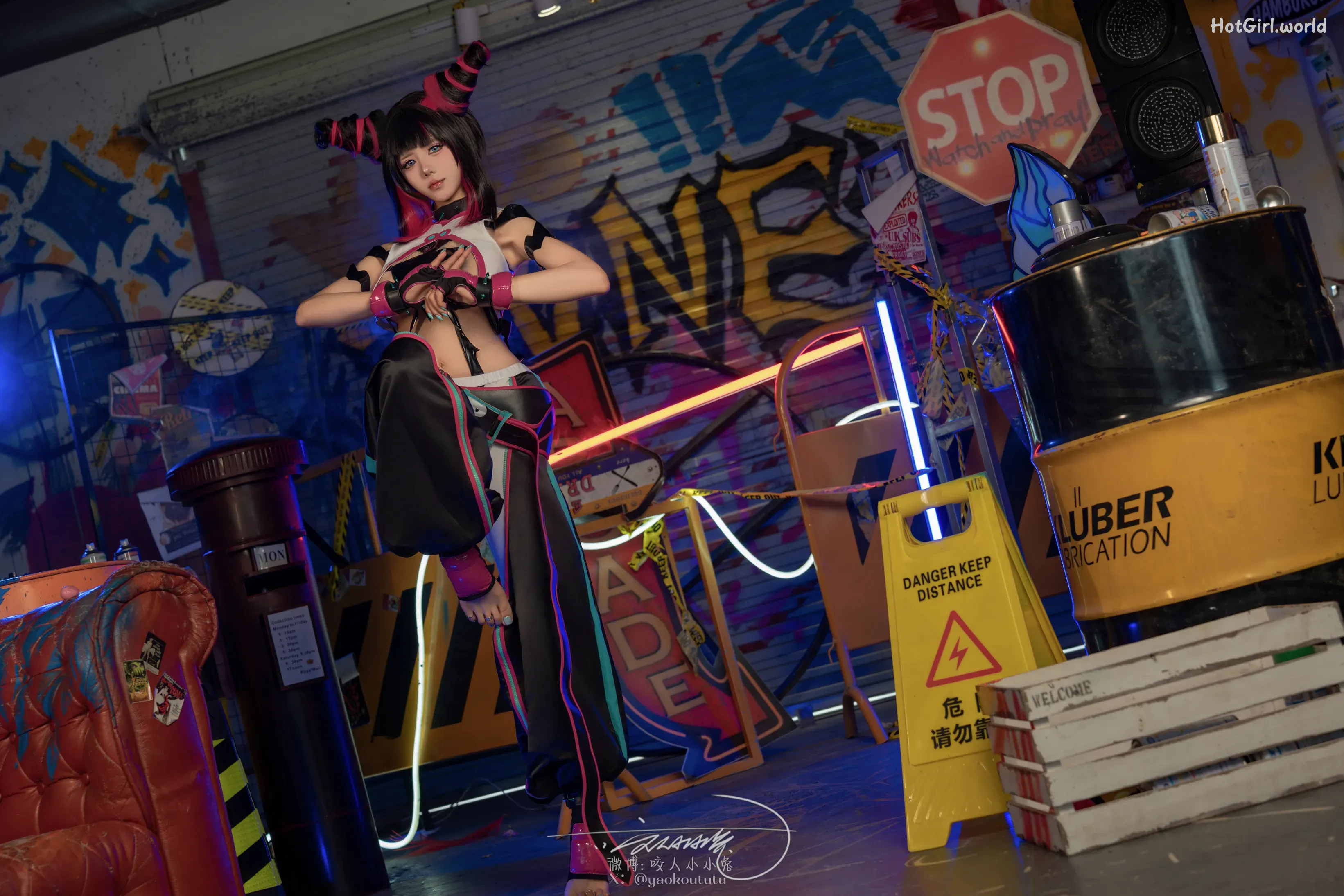 Coser-黏黏团子兔-街霸-韩蛛俐 第2张图