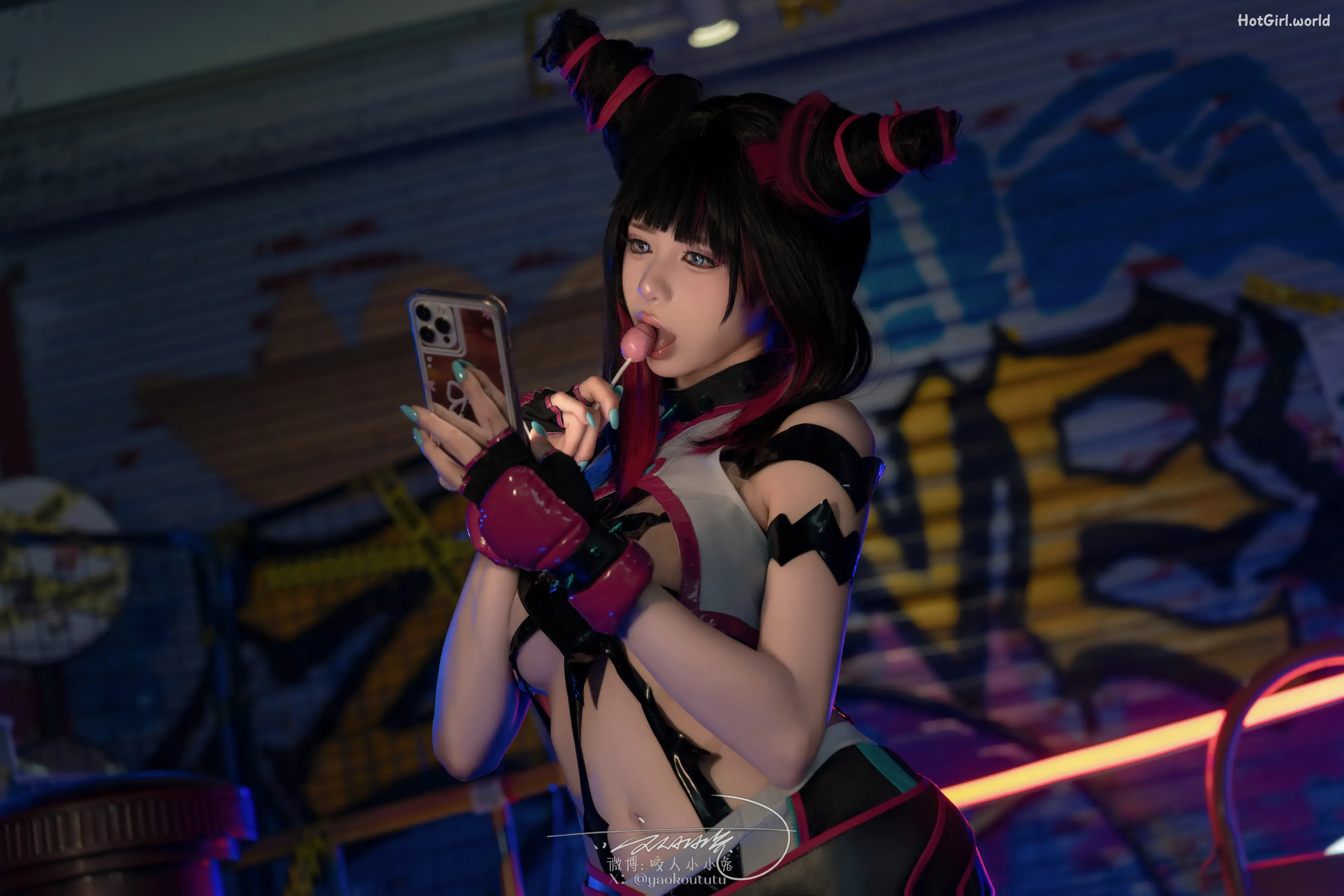 Coser-黏黏团子兔-街霸-韩蛛俐 第3张图