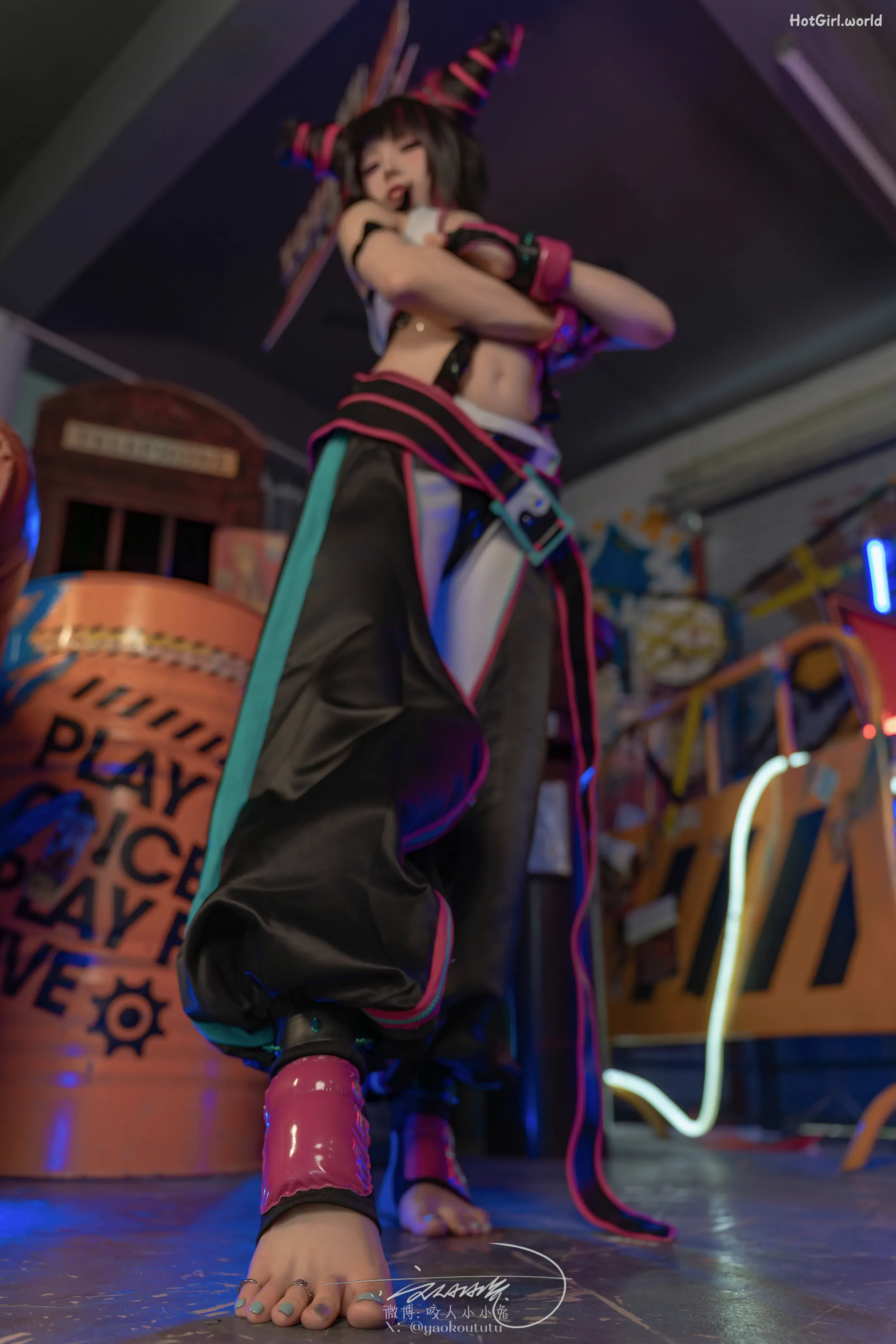 Coser-黏黏团子兔-街霸-韩蛛俐 第12张图