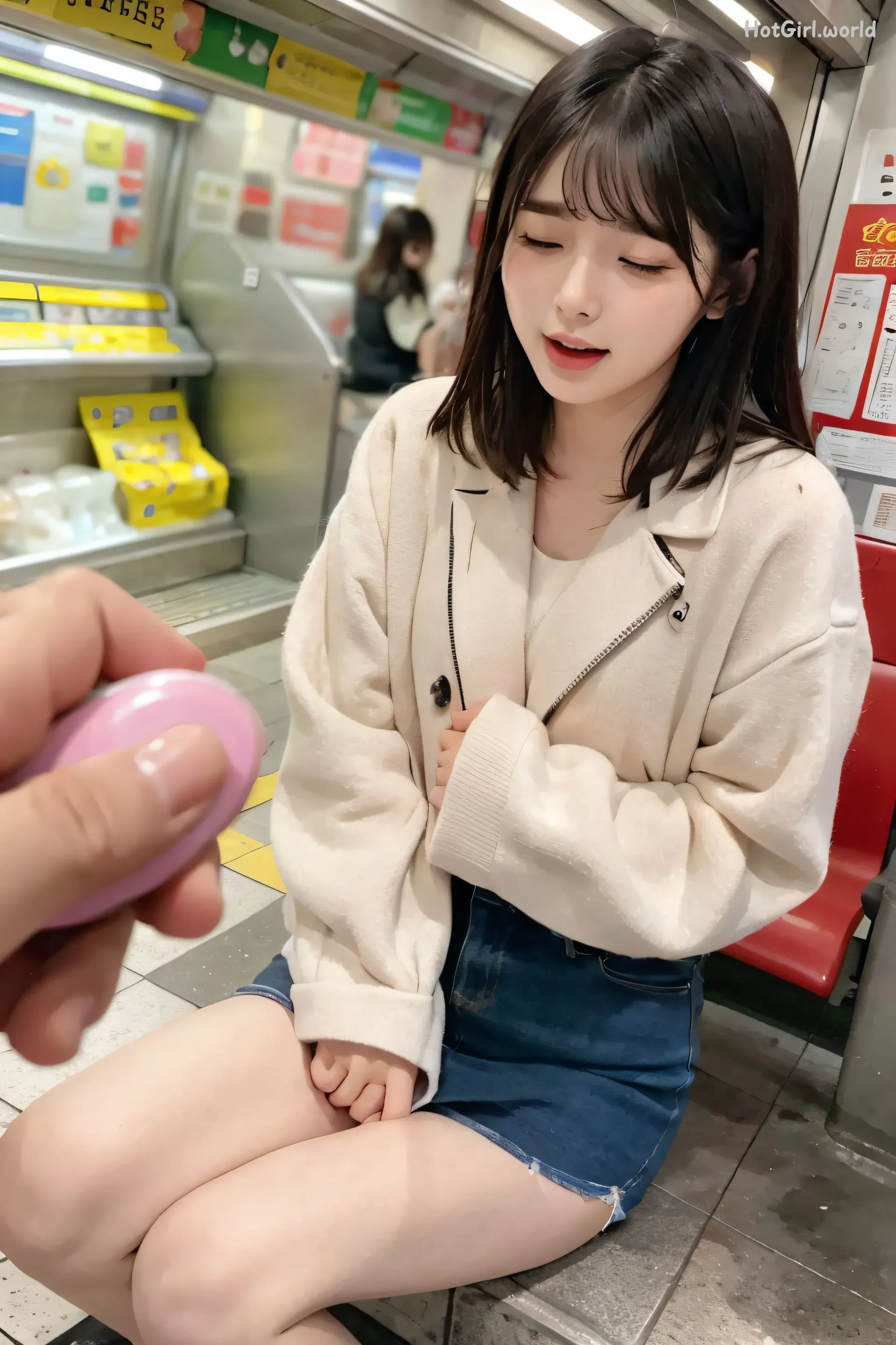 AI-Generated-清纯唯美系列-地铁里的跳蛋 第4张图